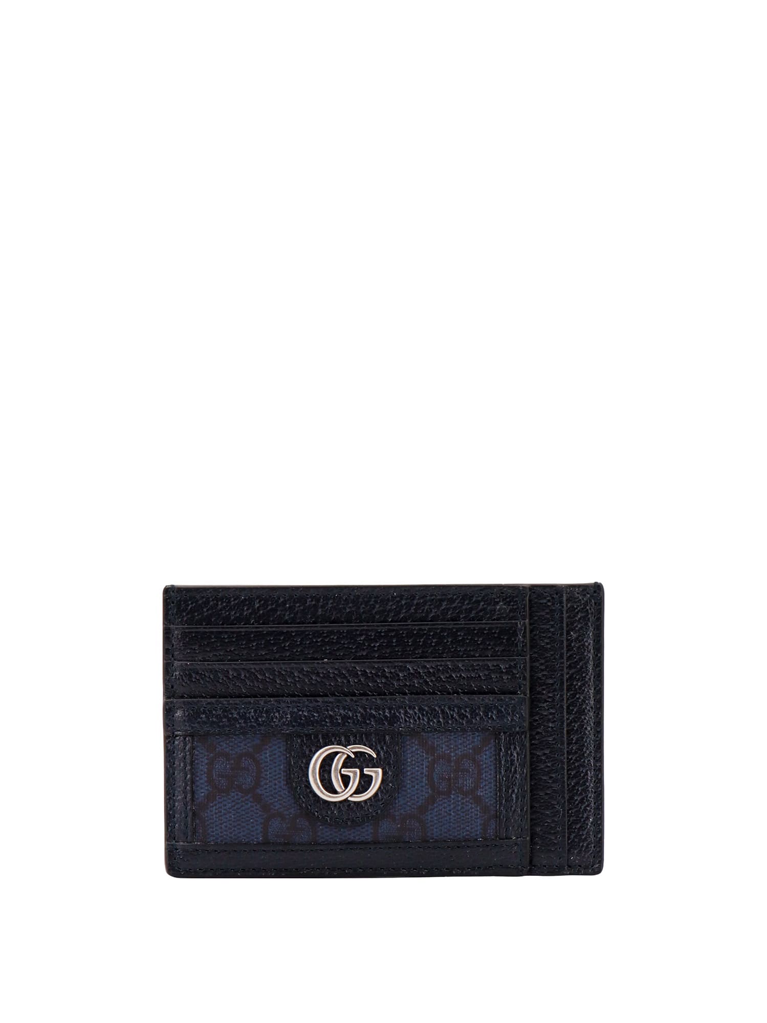 Shop Gucci Card Holder In Blue