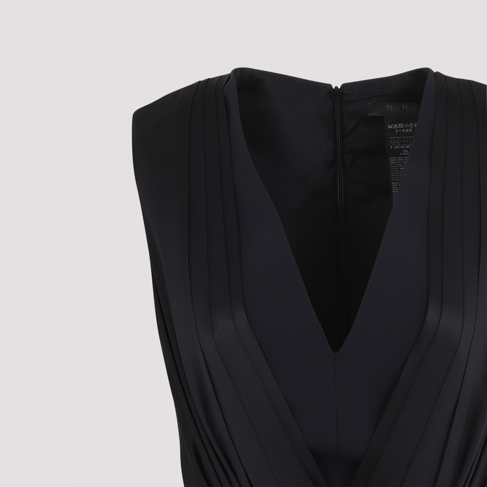 Max Mara Pianoforte Vittor Midi Dress In Blue
