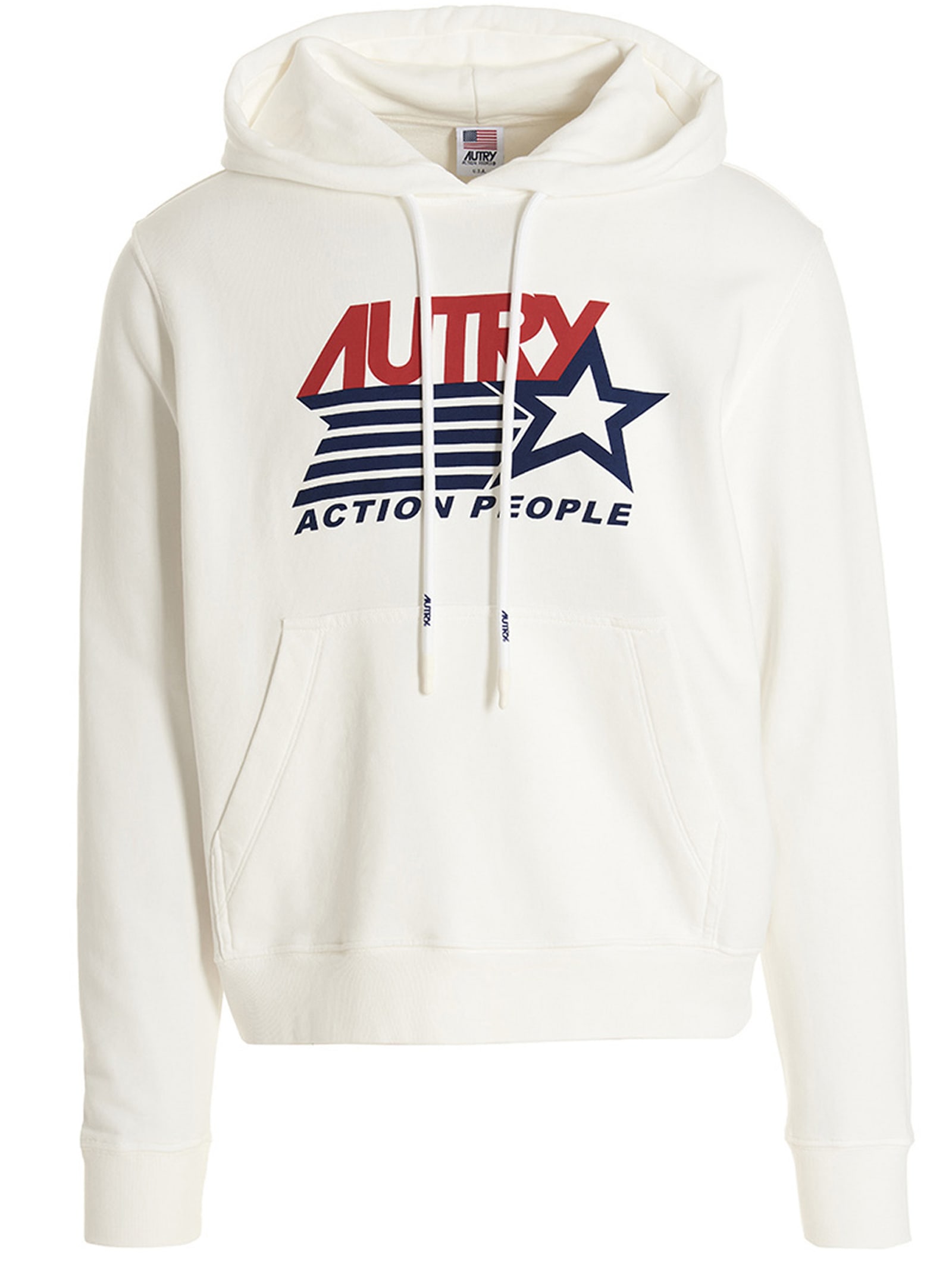 Shop Autry Logo Hoodie In White