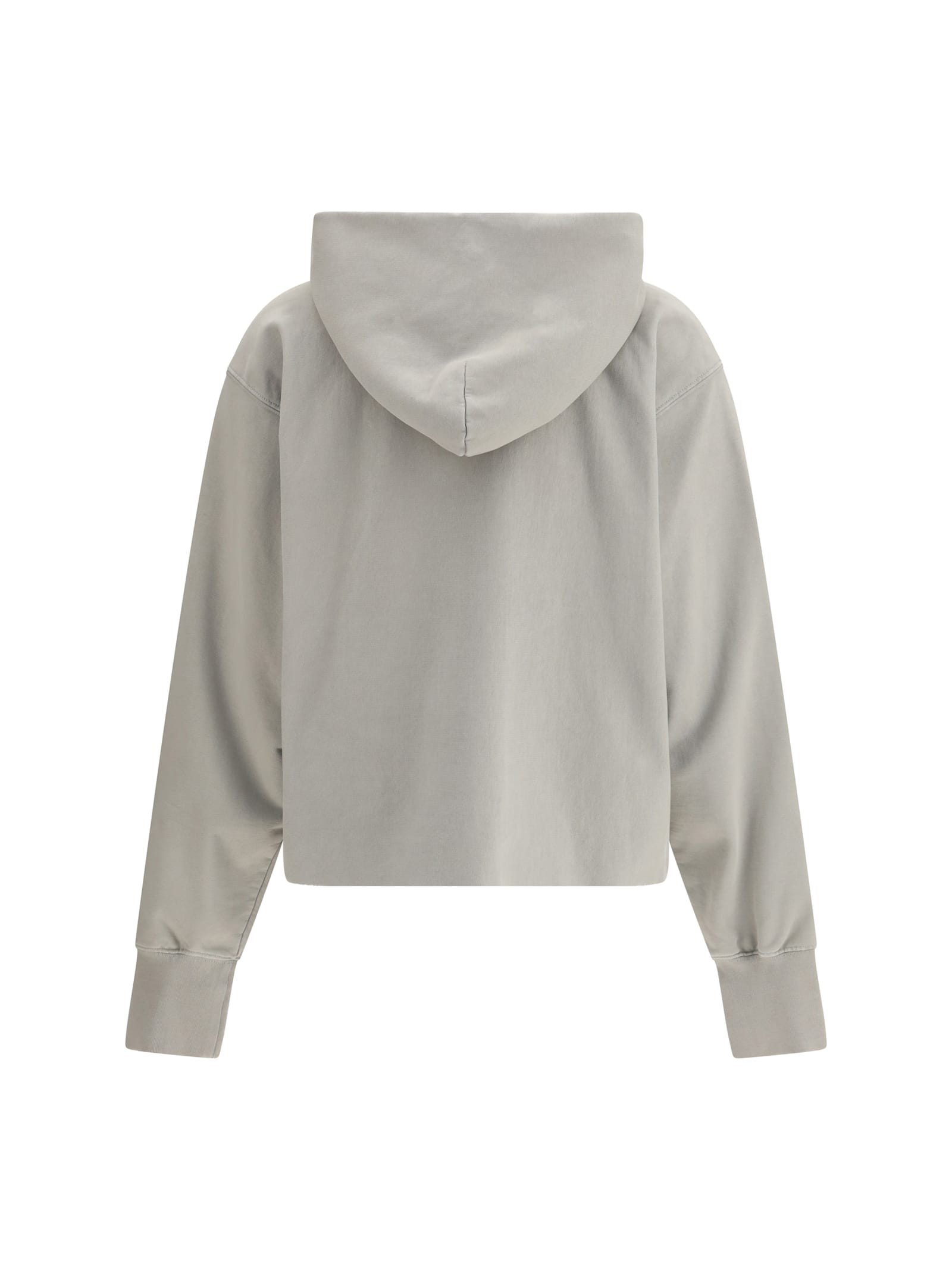 Maison Margiela Cotton Hoodie In Gray