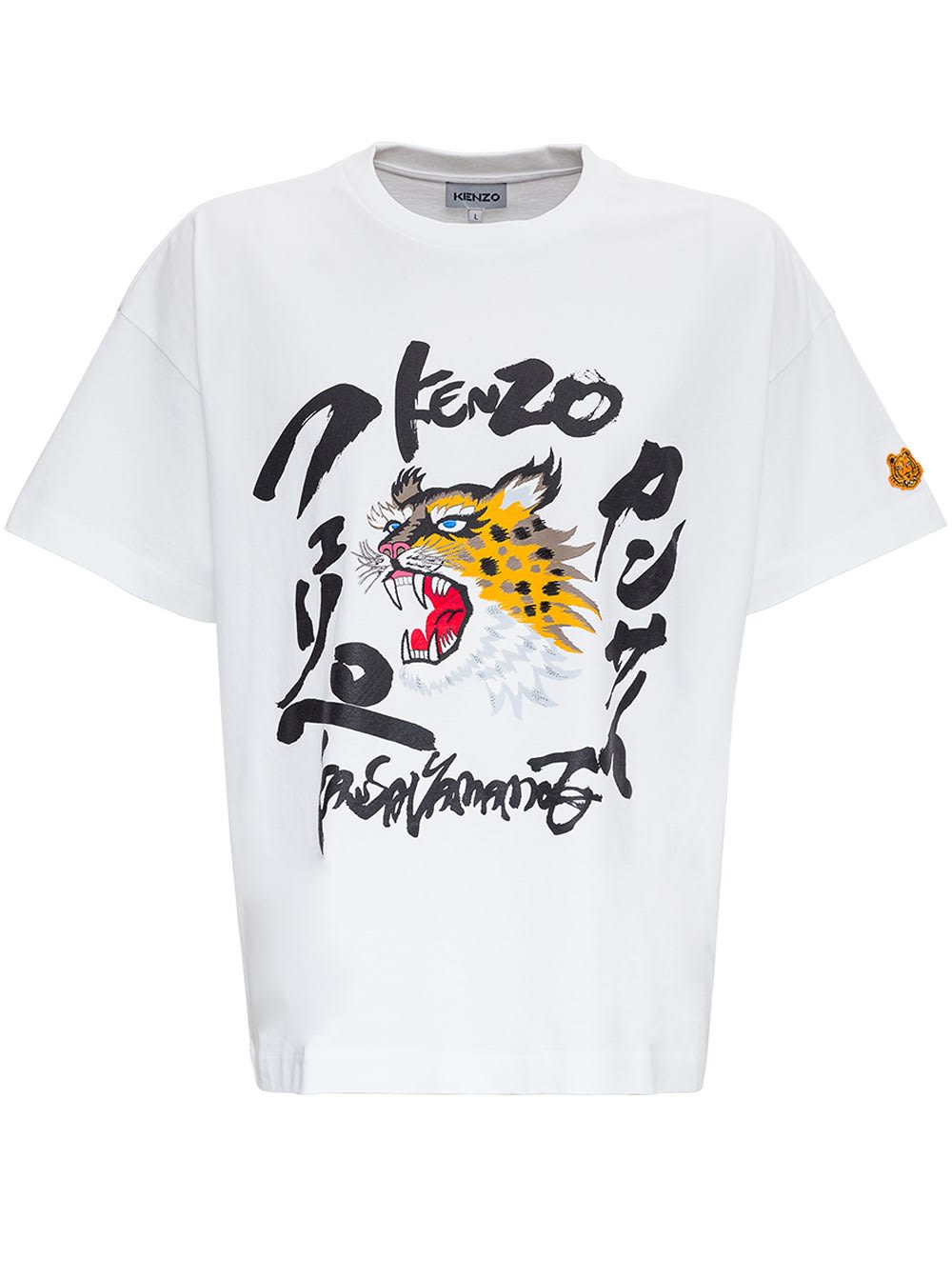 Kenzo Cheetah Print Cotton T-shirt