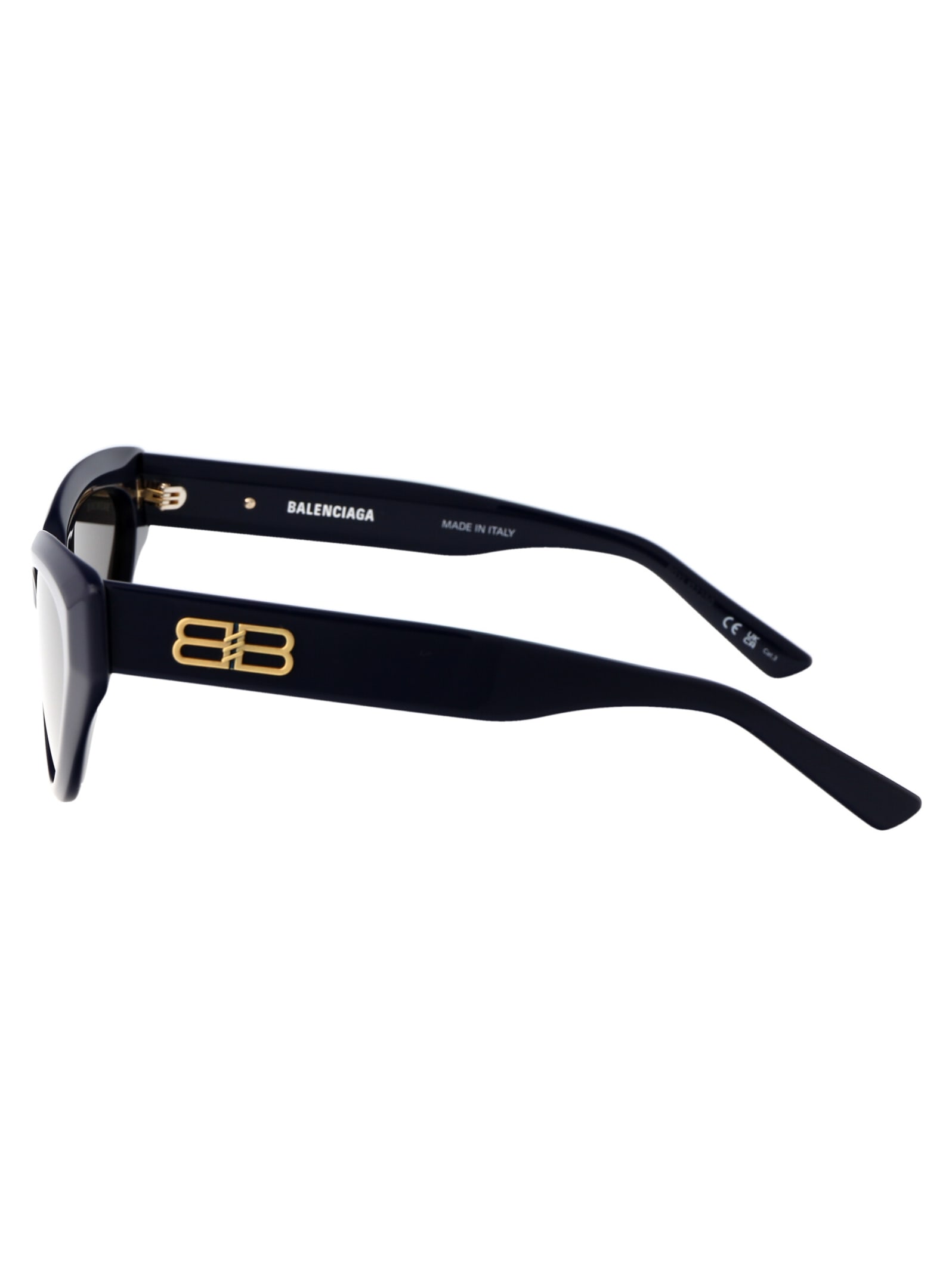 Balenciaga Bb0270s Sunglasses In 004 Blue Blue Grey