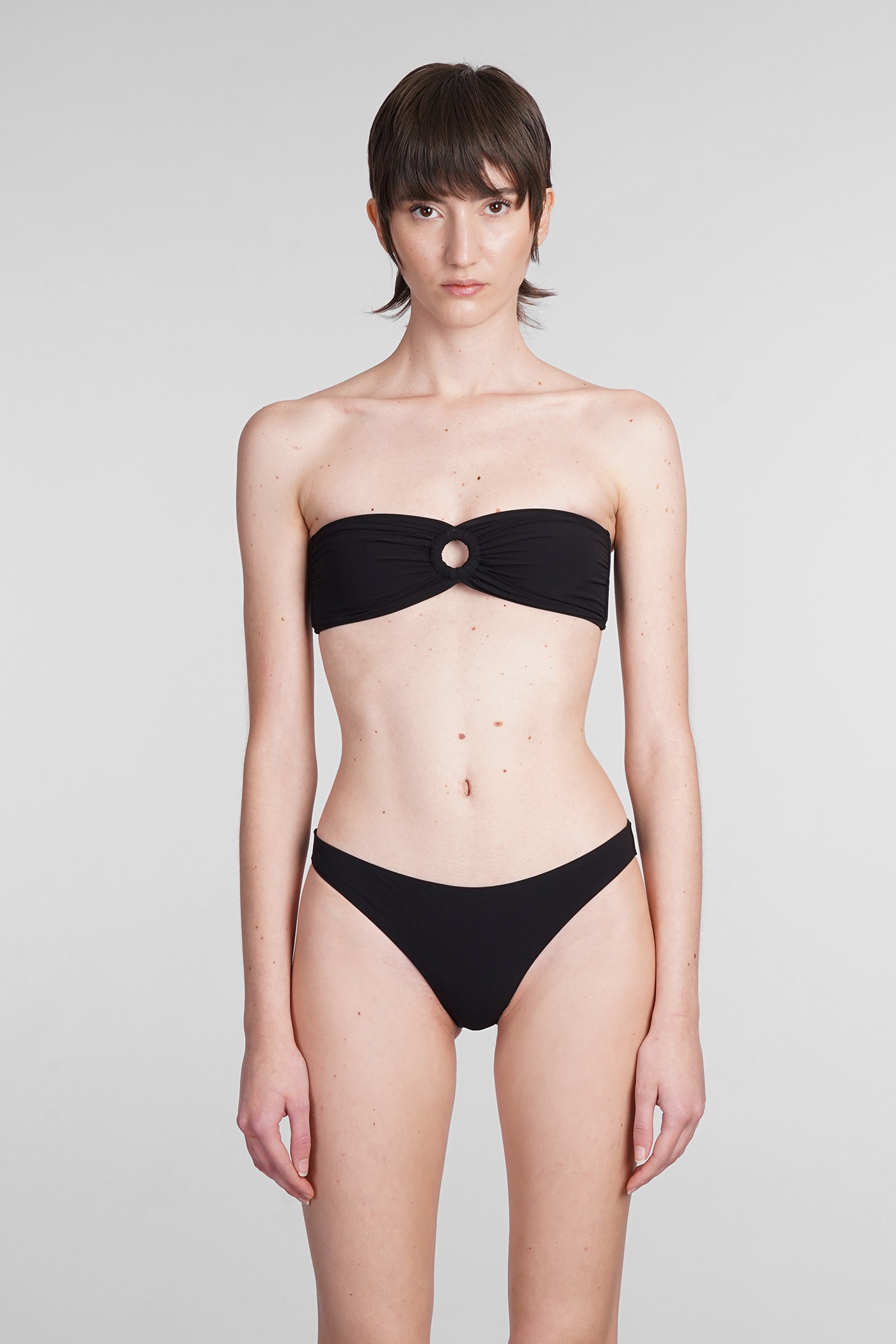 Shop Isabel Marant Prades Beachwear In Black Polyamide