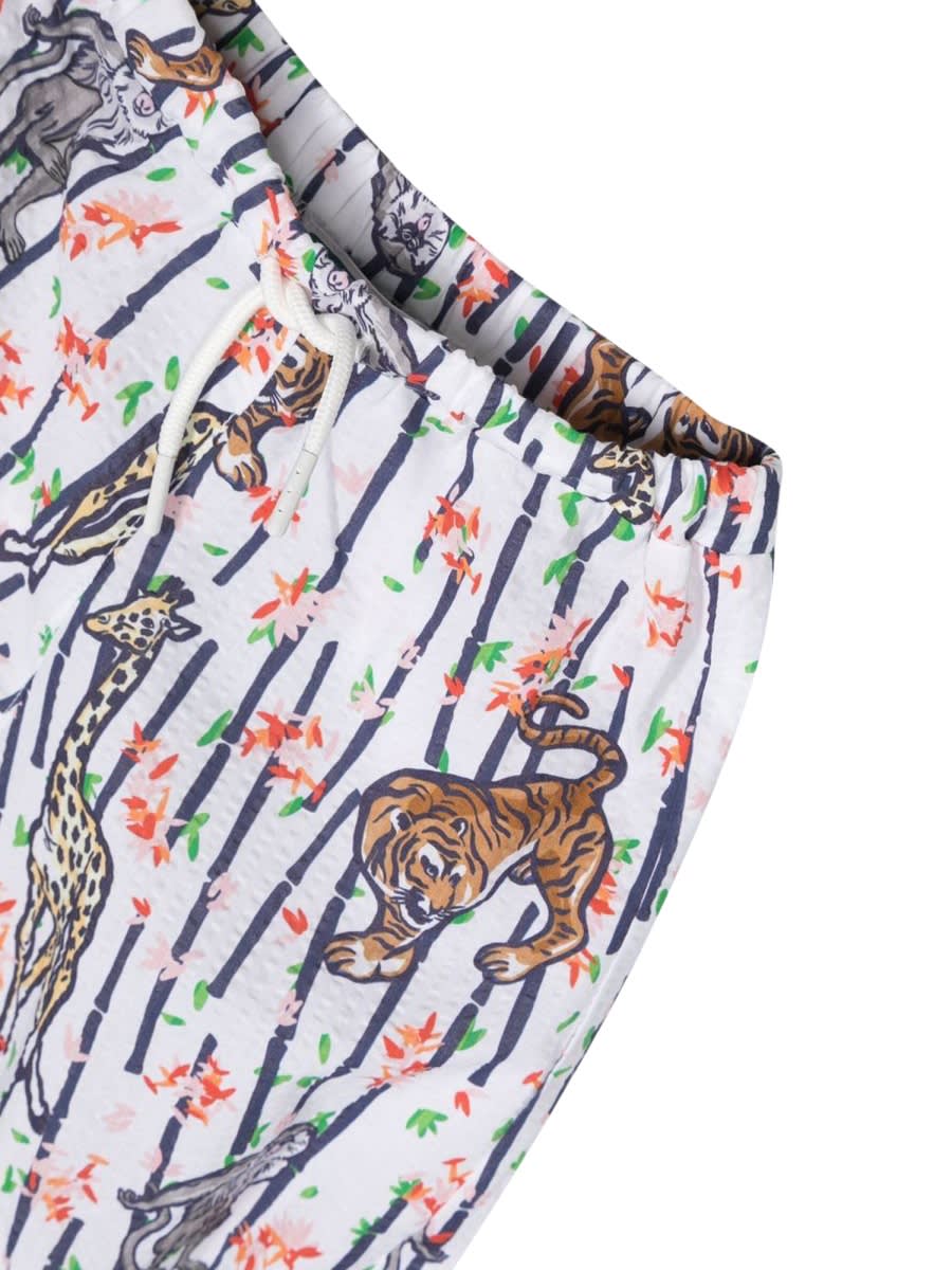 Kenzo Mc T-shirt And Fancy Pants Set In Pink