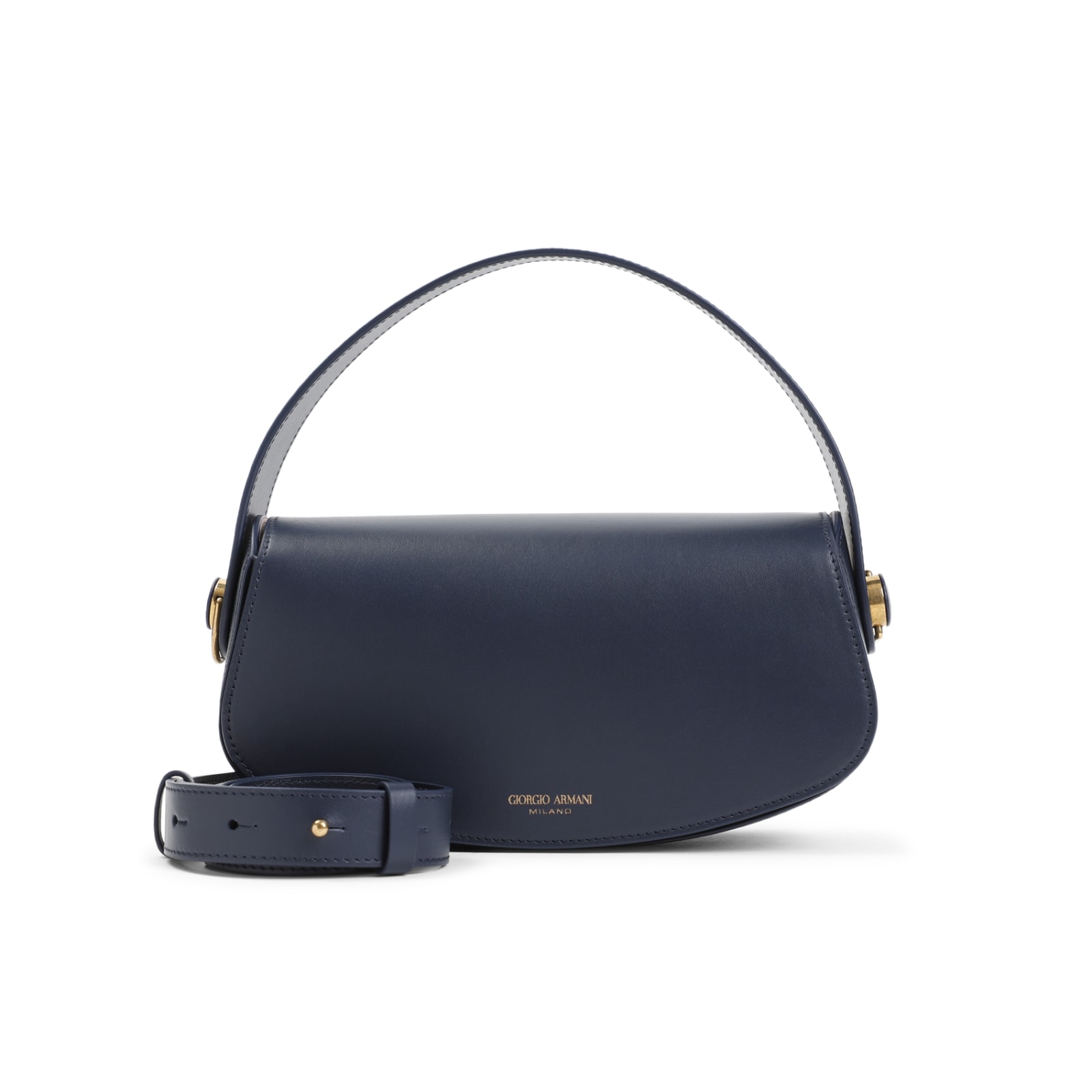 Shop Giorgio Armani Handbag In Blu