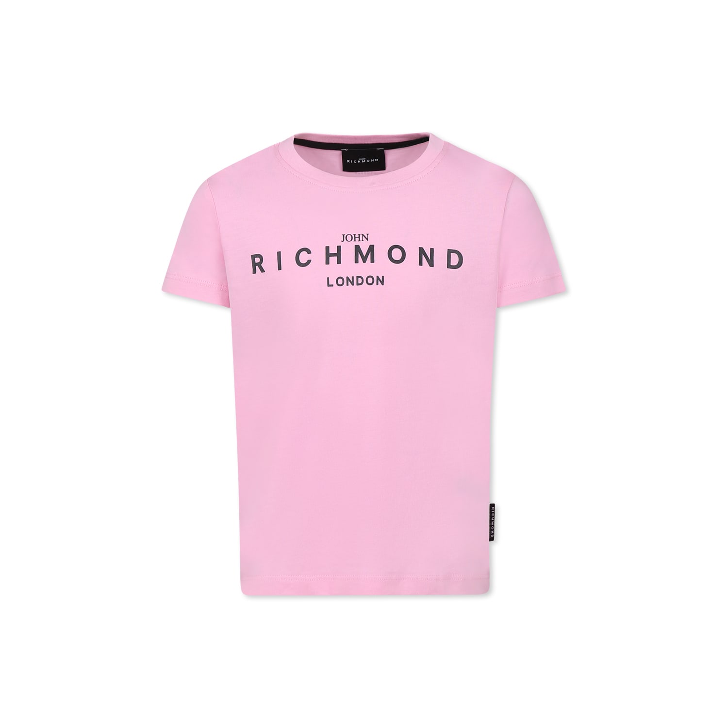 Shop Richmond Pink T-shirt For Girl With Logo