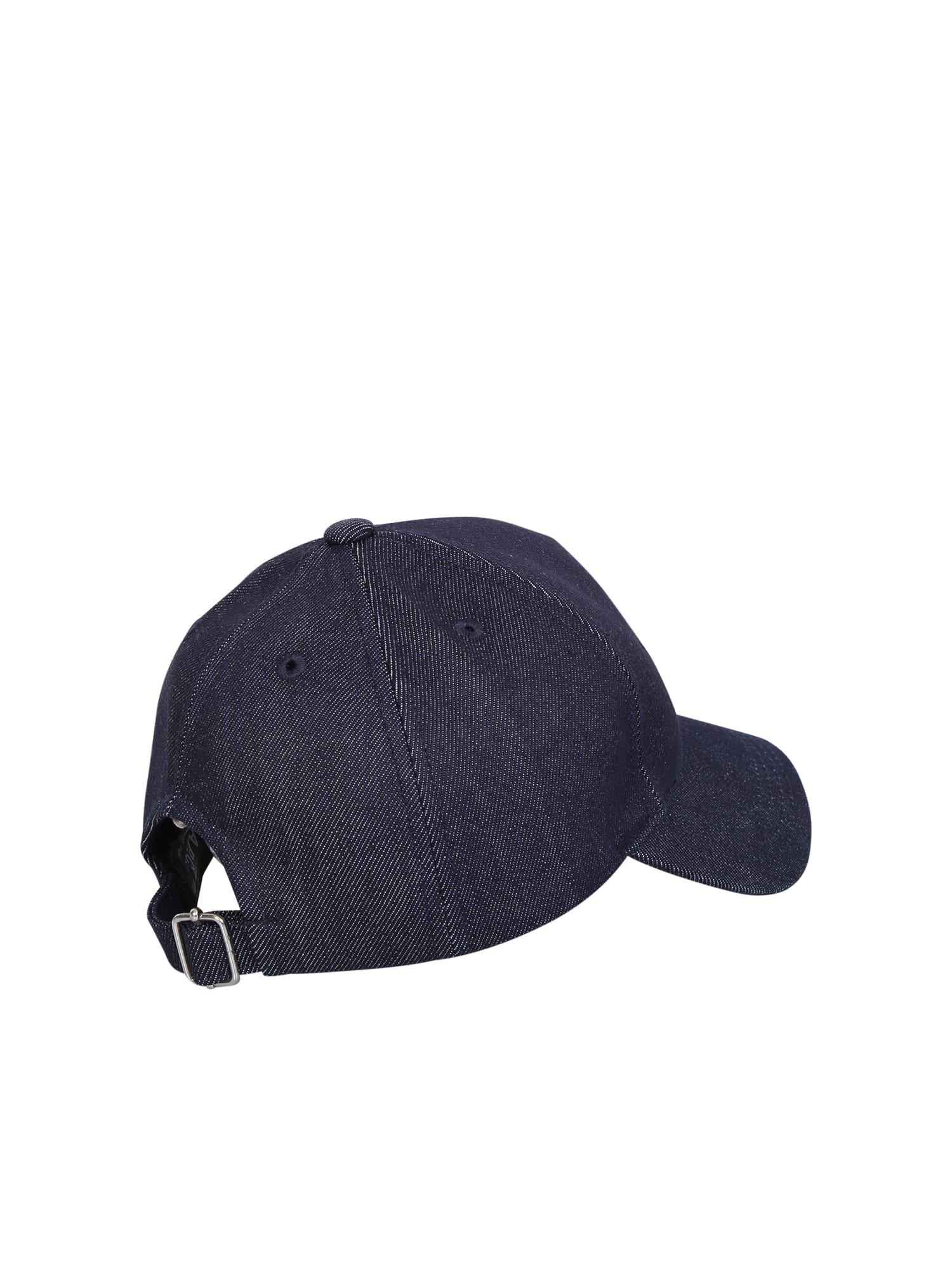 Shop Apc Eden Logo-print Baseball Cap In Blue