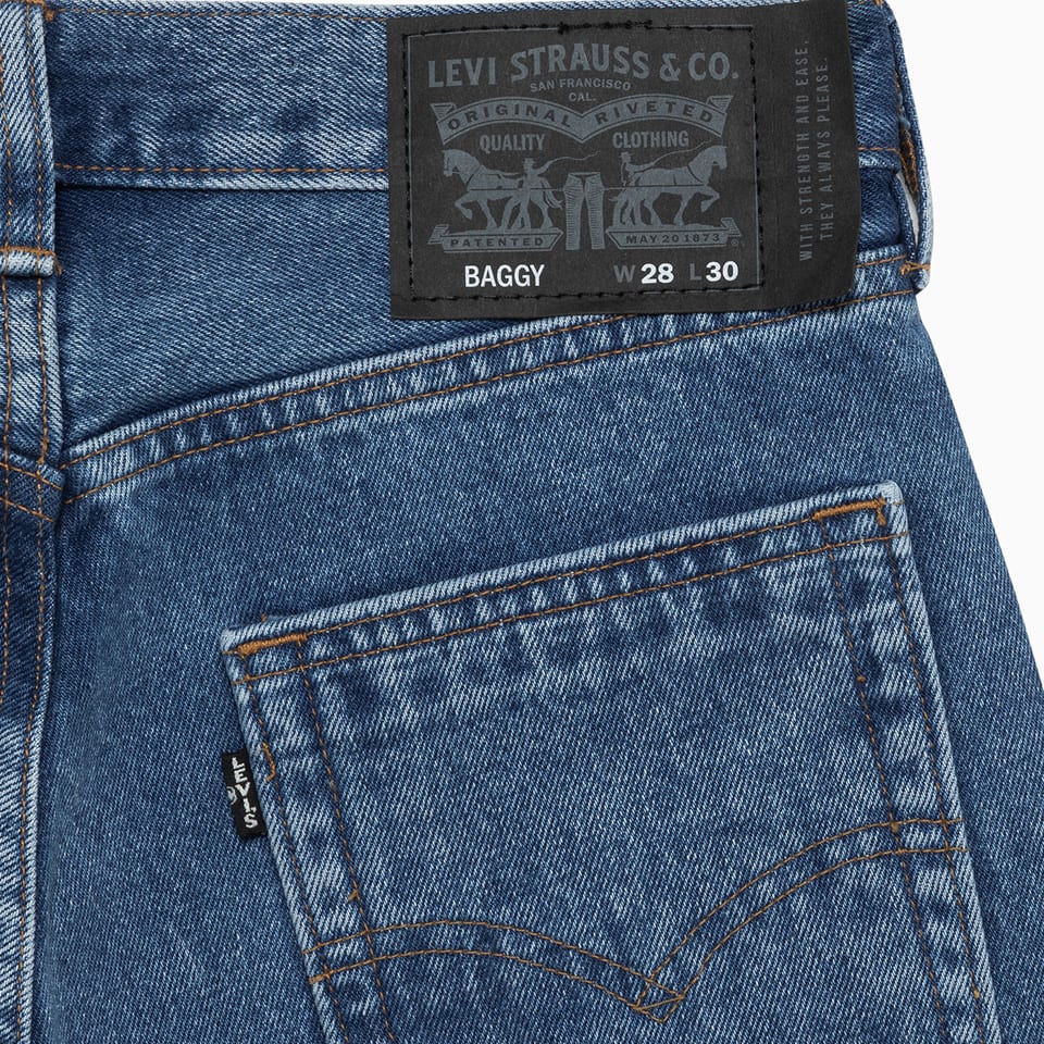 Shop Levi's Levis Skate Baggy Jeans In Blue