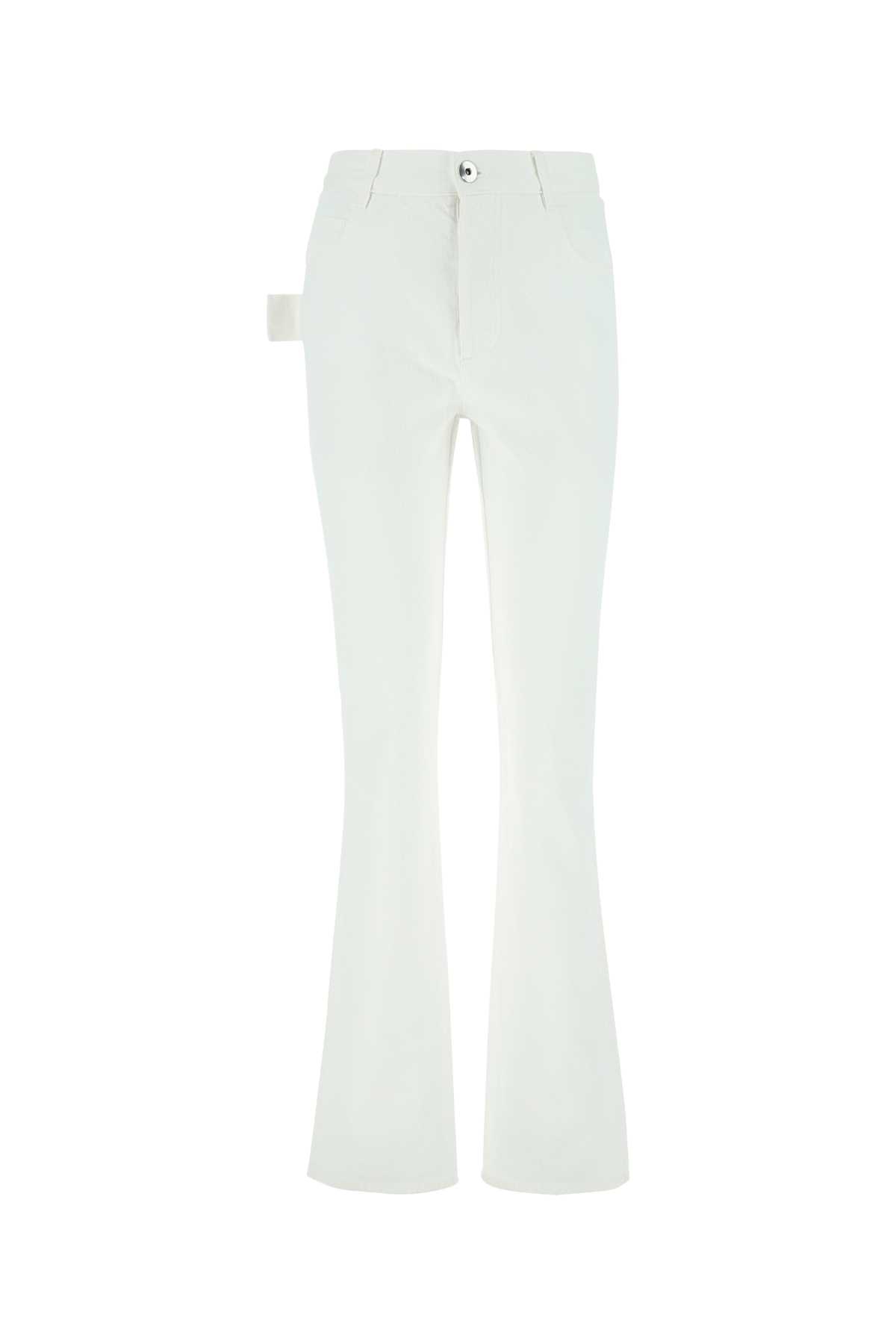 Bottega Veneta White Denim Jeans