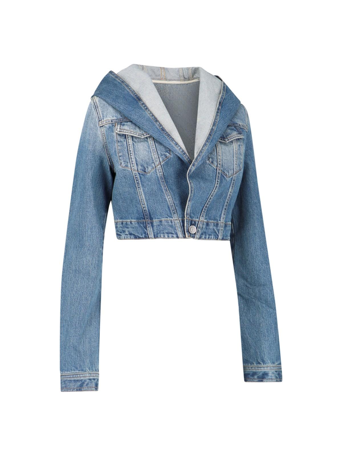 Alaïa Denim Jacket in Blue