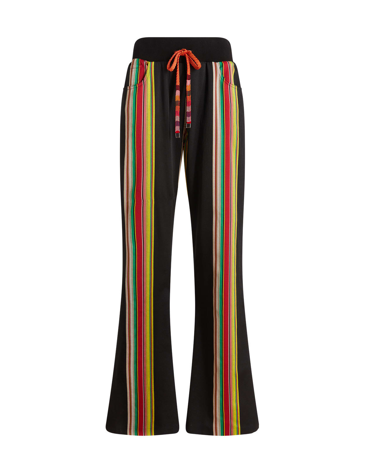 Etro Wool And Silk Blend Striped Trousers
