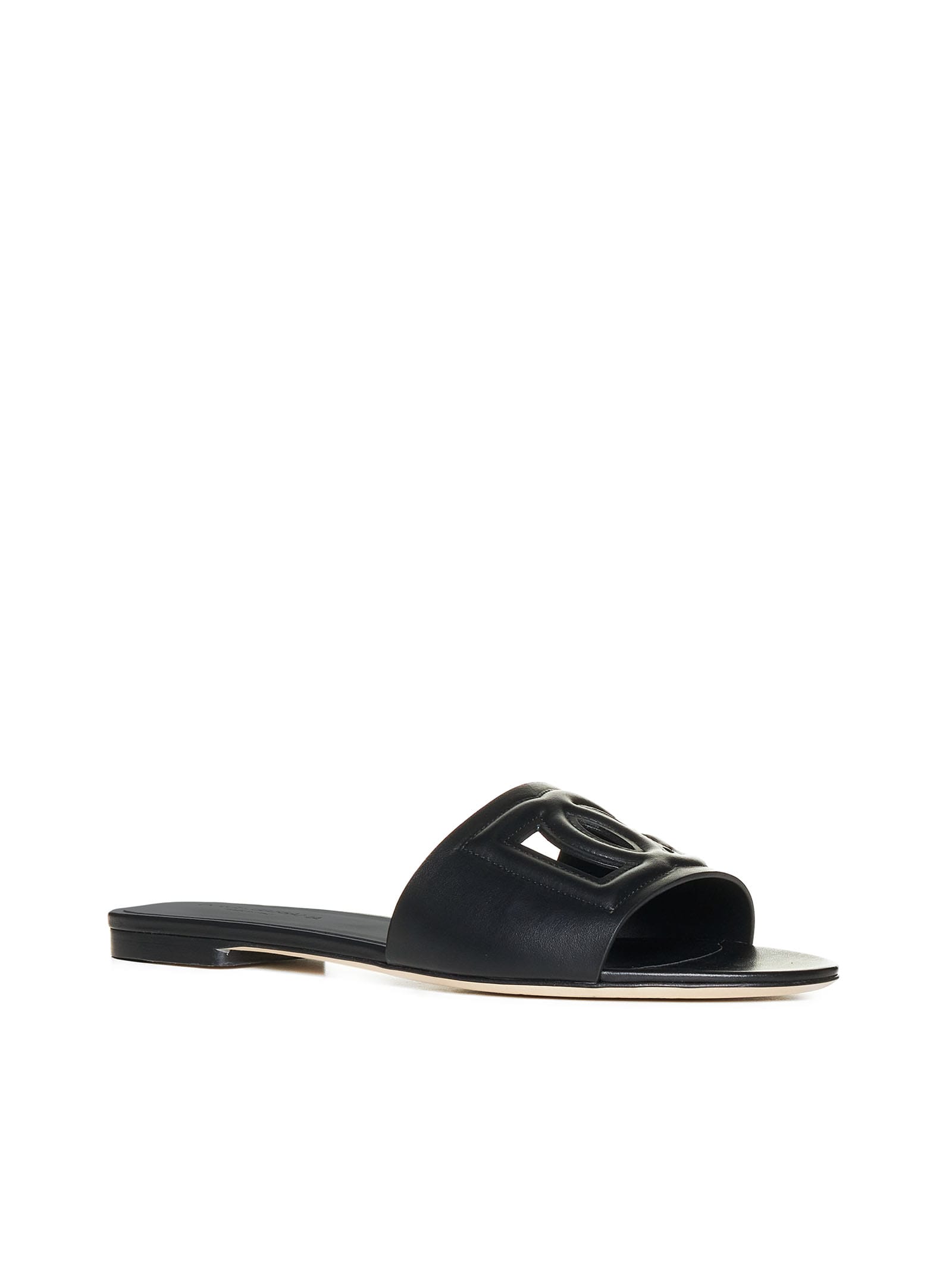 Shop Dolce & Gabbana Sandals In Black