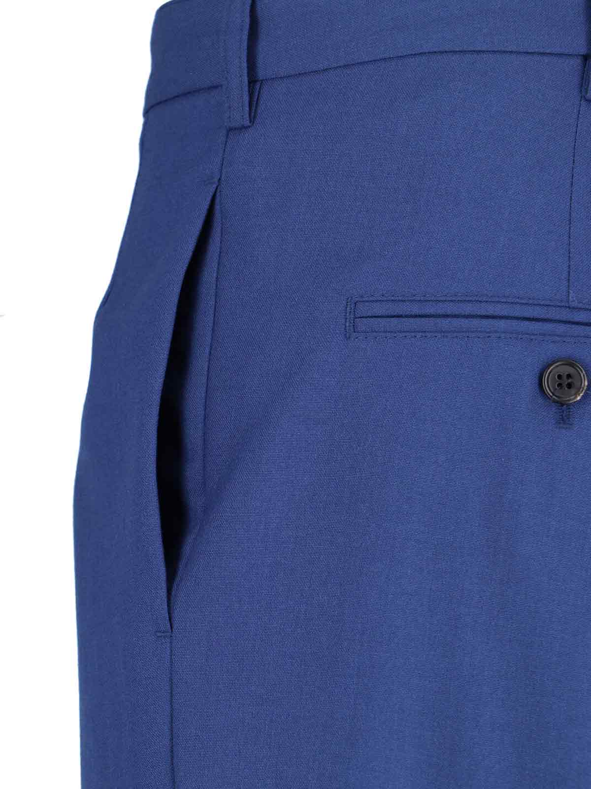 Marni Straight Trousers With Back Pocket And Belt Loops