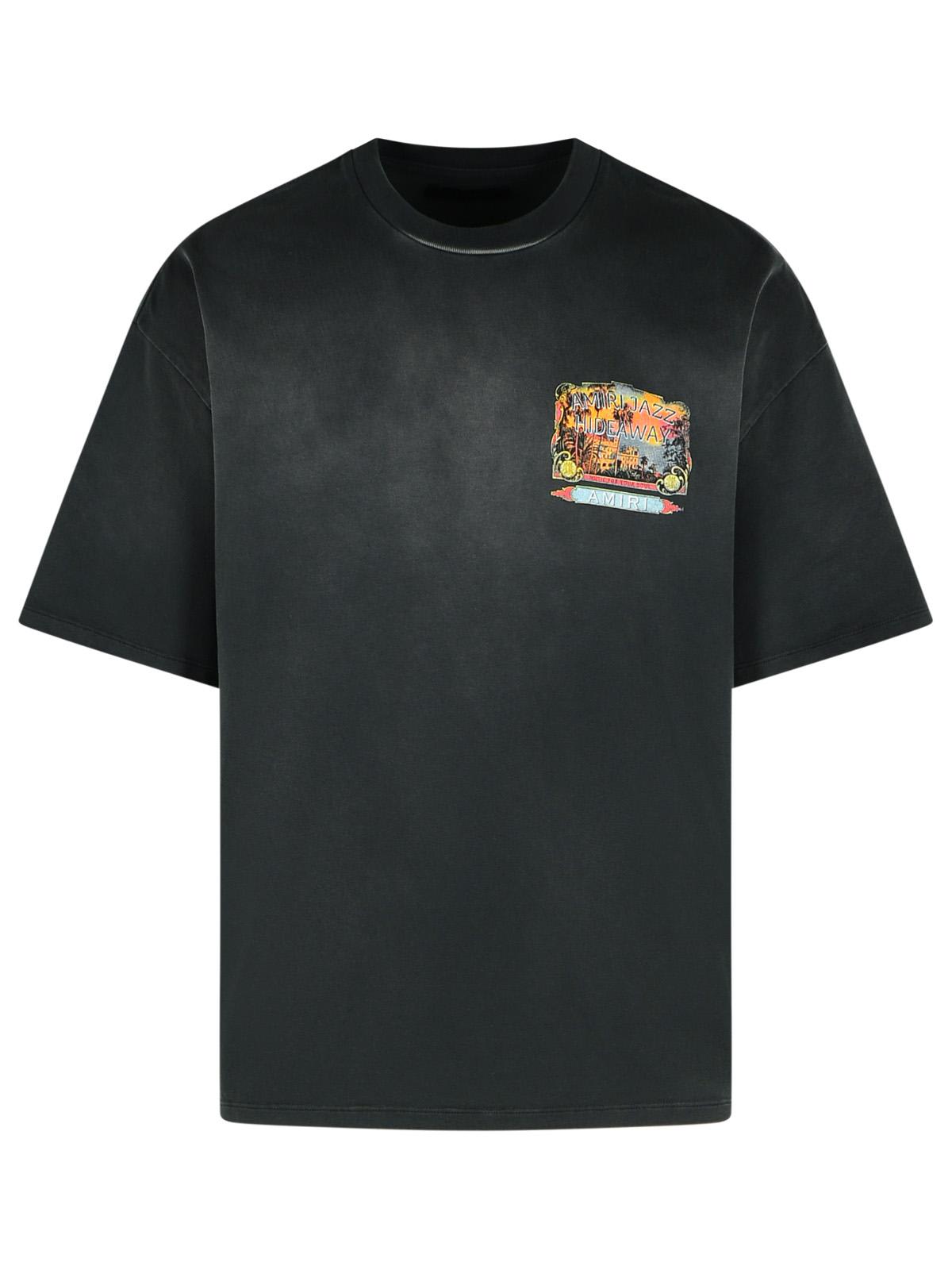 Jazz Black Cotton T-shirt