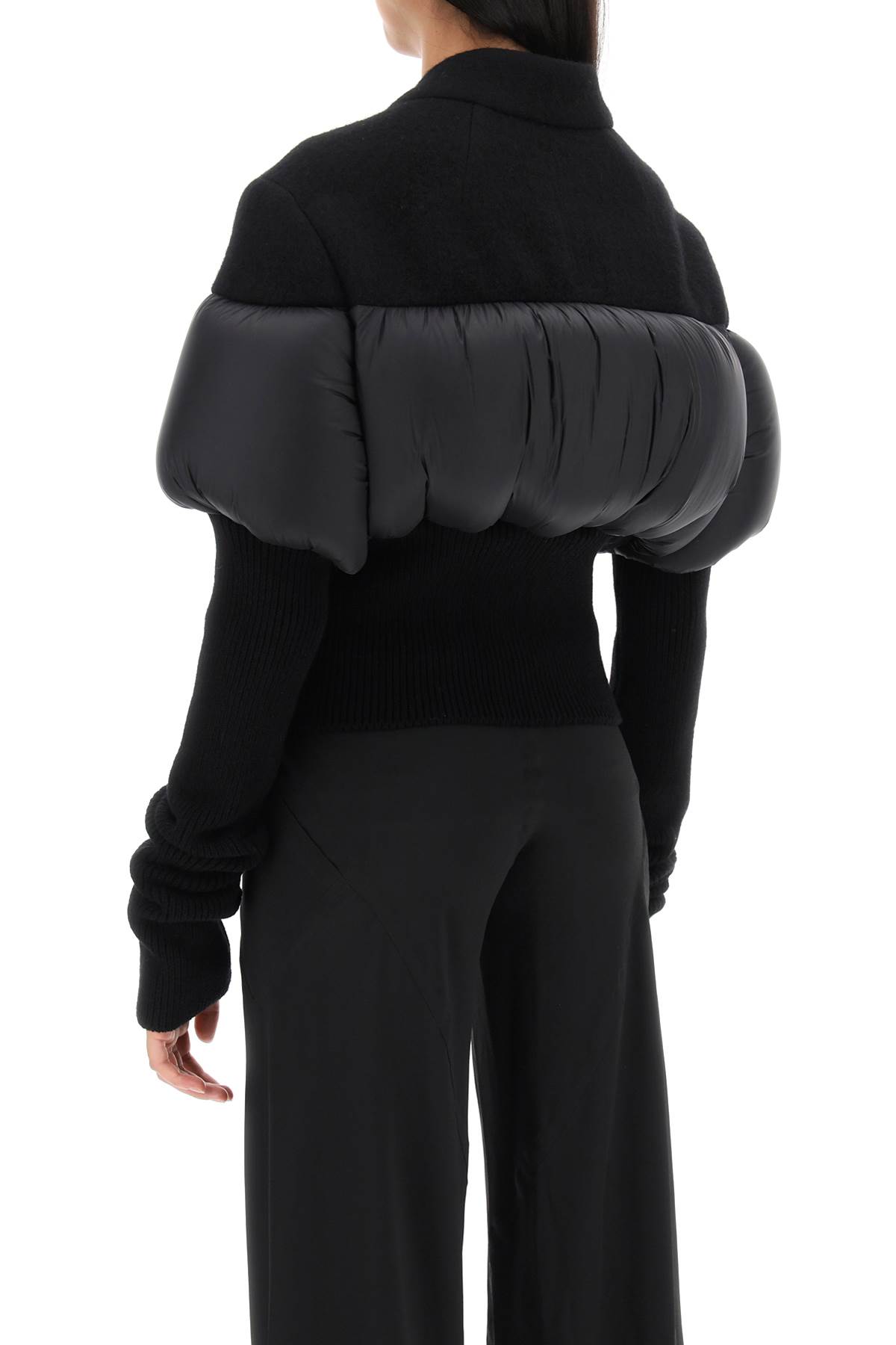 Shop Rick Owens Jacket With Padded Inserts In Black