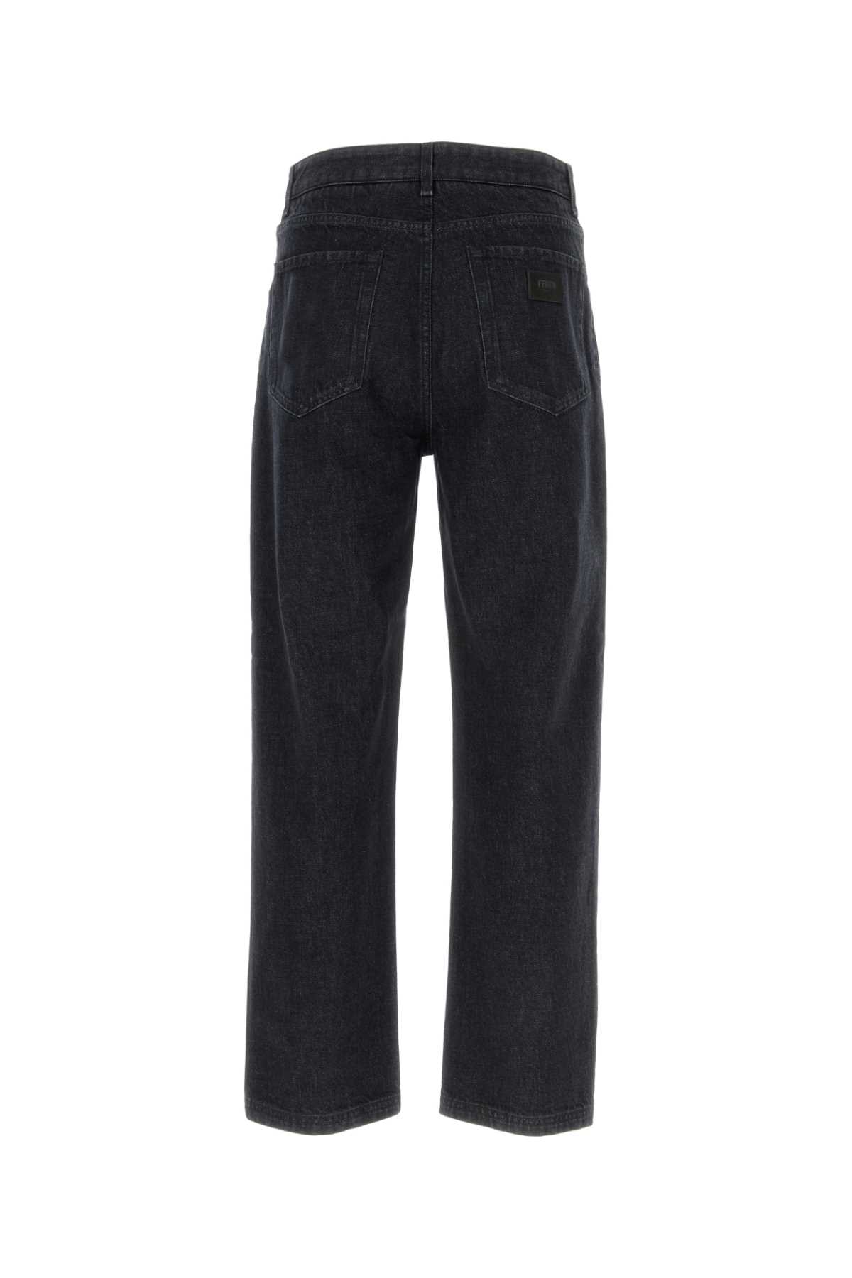 FENDI BLACK DENIM JEANS