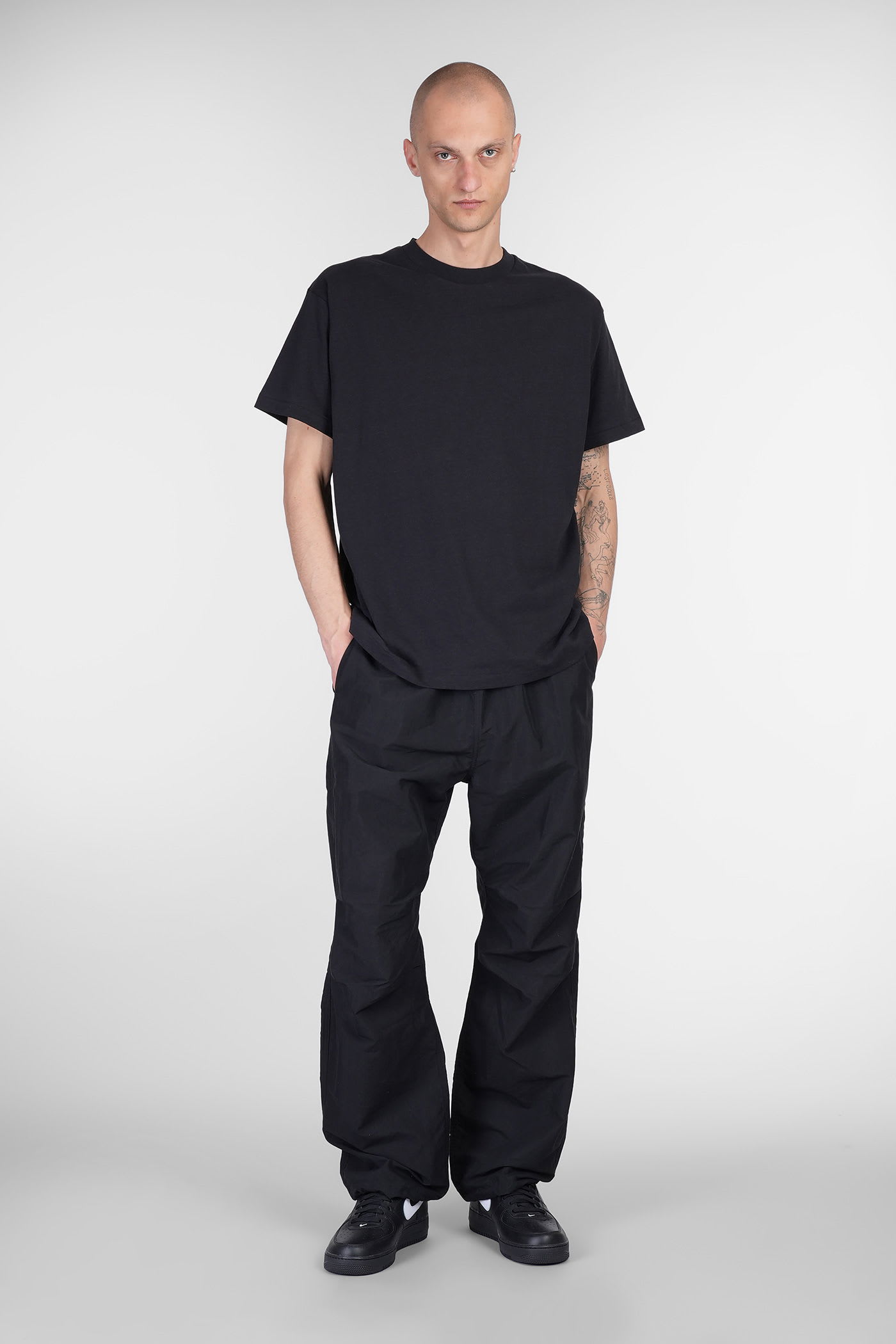 John Elliott T-shirt In Black Cotton