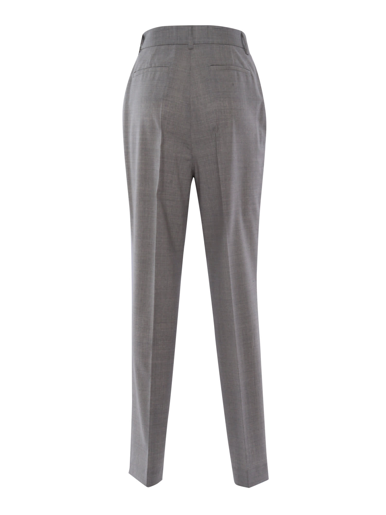 Shop P.a.r.o.s.h Grey Elegant Trousers