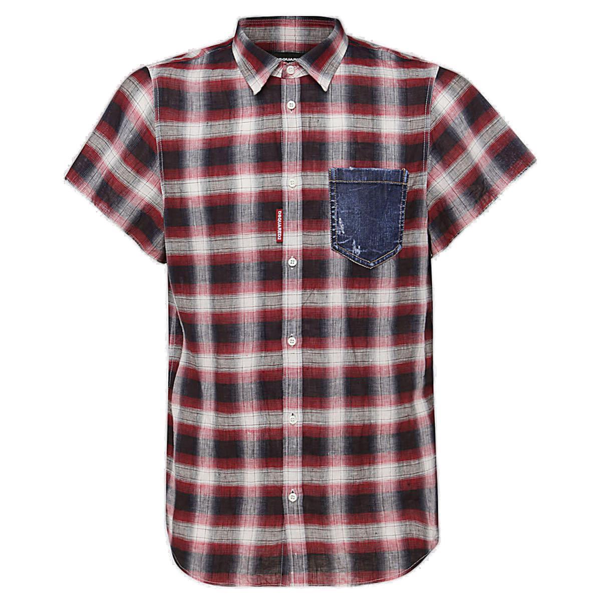 Dsquared2 Checked Short Sleeved Shirt