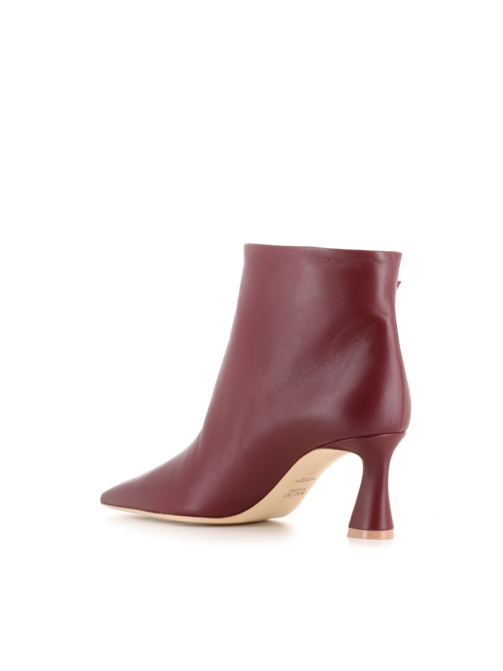 Malone Souliers Ankle-boot Norma 70-2 In Burgundy
