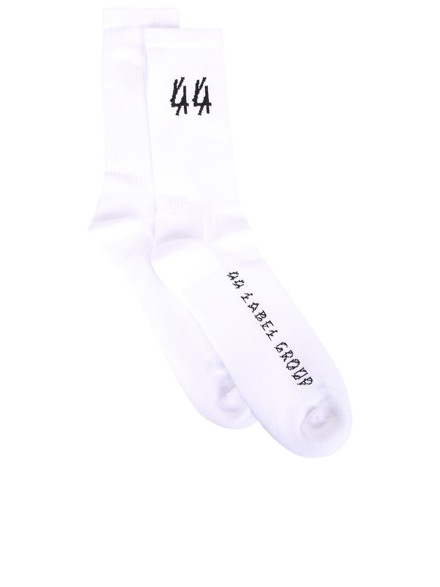 44 Label Group Socks White/ Black