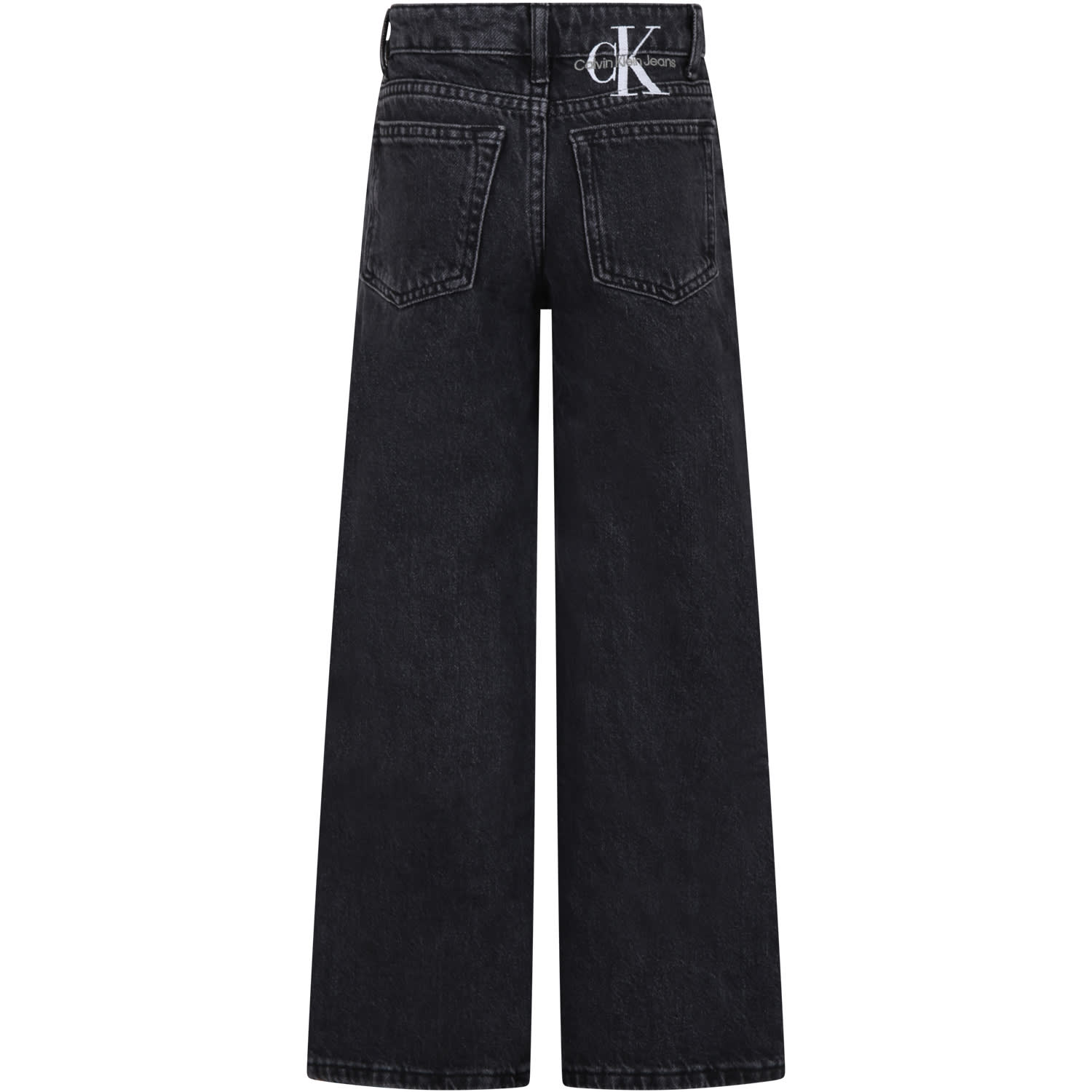 Shop Calvin Klein Black Denim Jeans For Girl