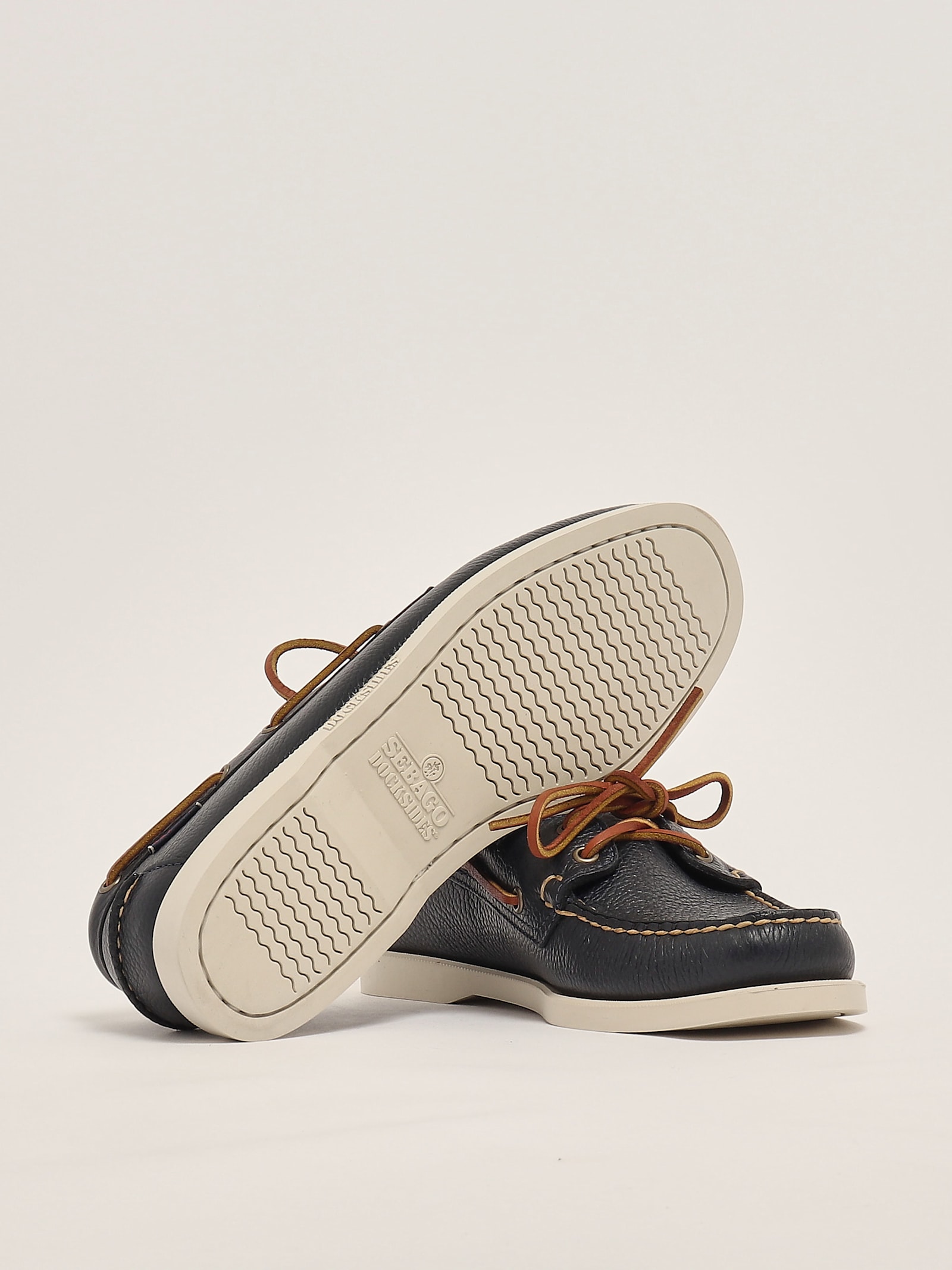 Sebago Portland Martellato Loafers In Black