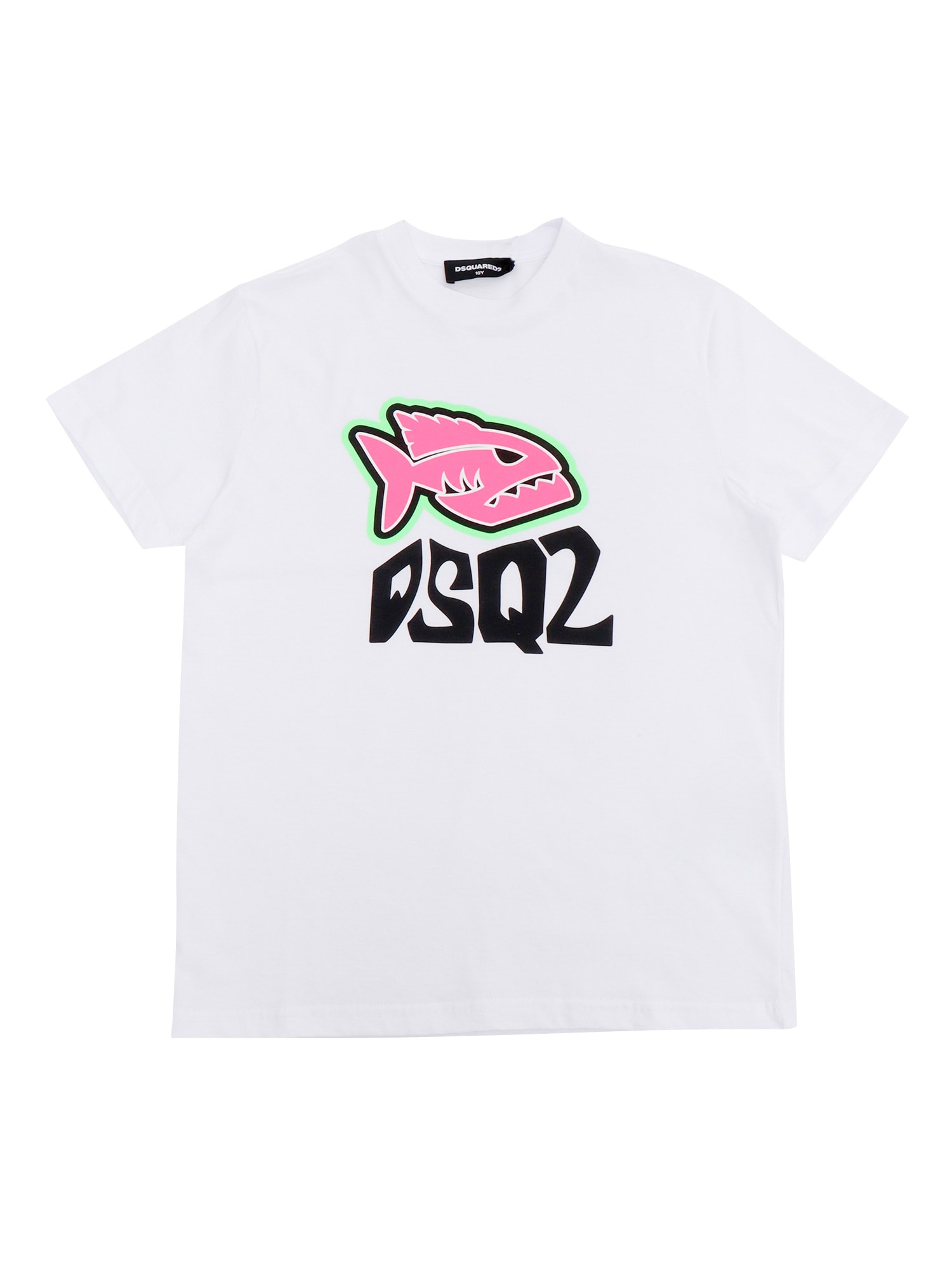 Shop Dsquared2 White T-shirt With Print