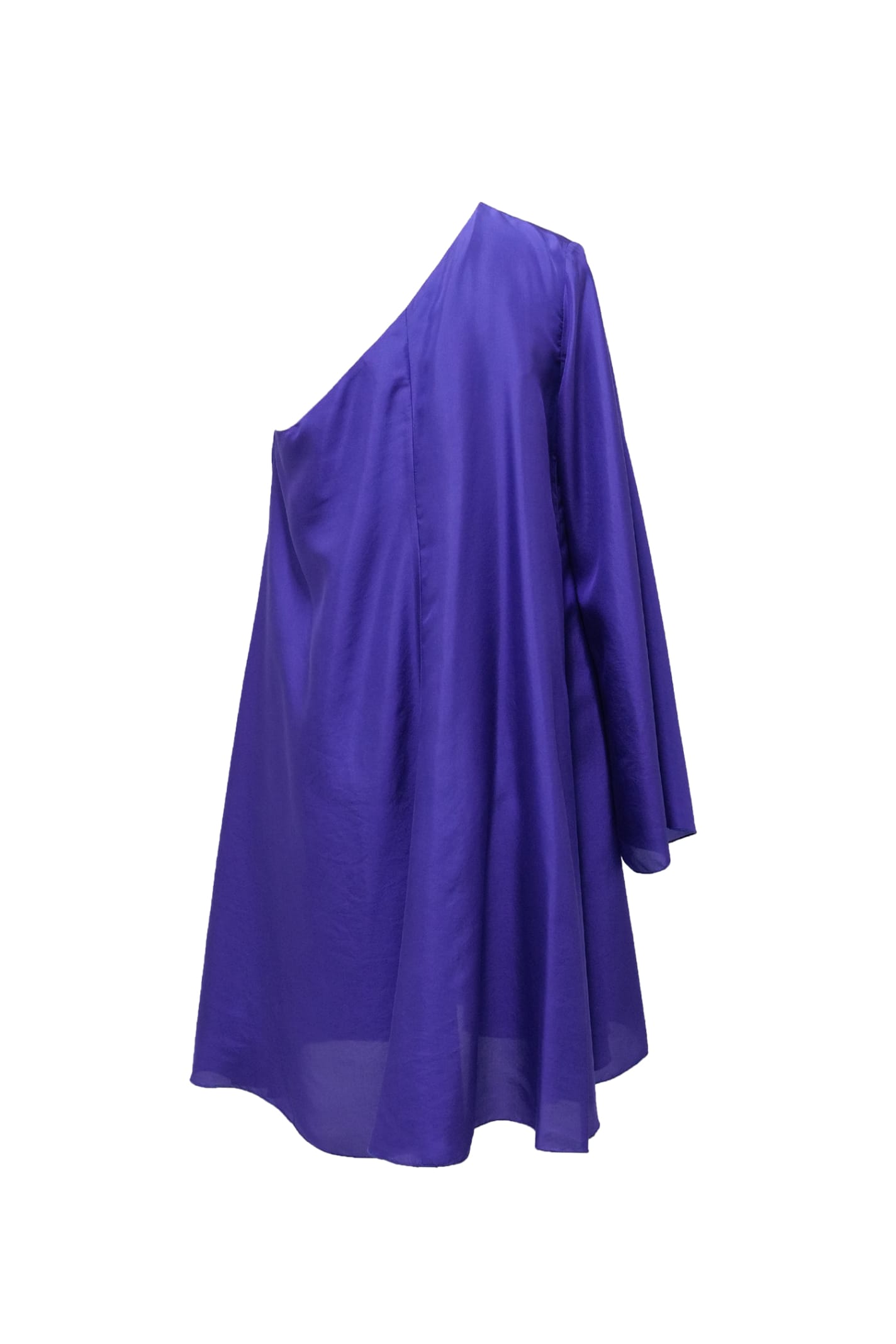 Forte Forte One-sleeve Dress In Blue