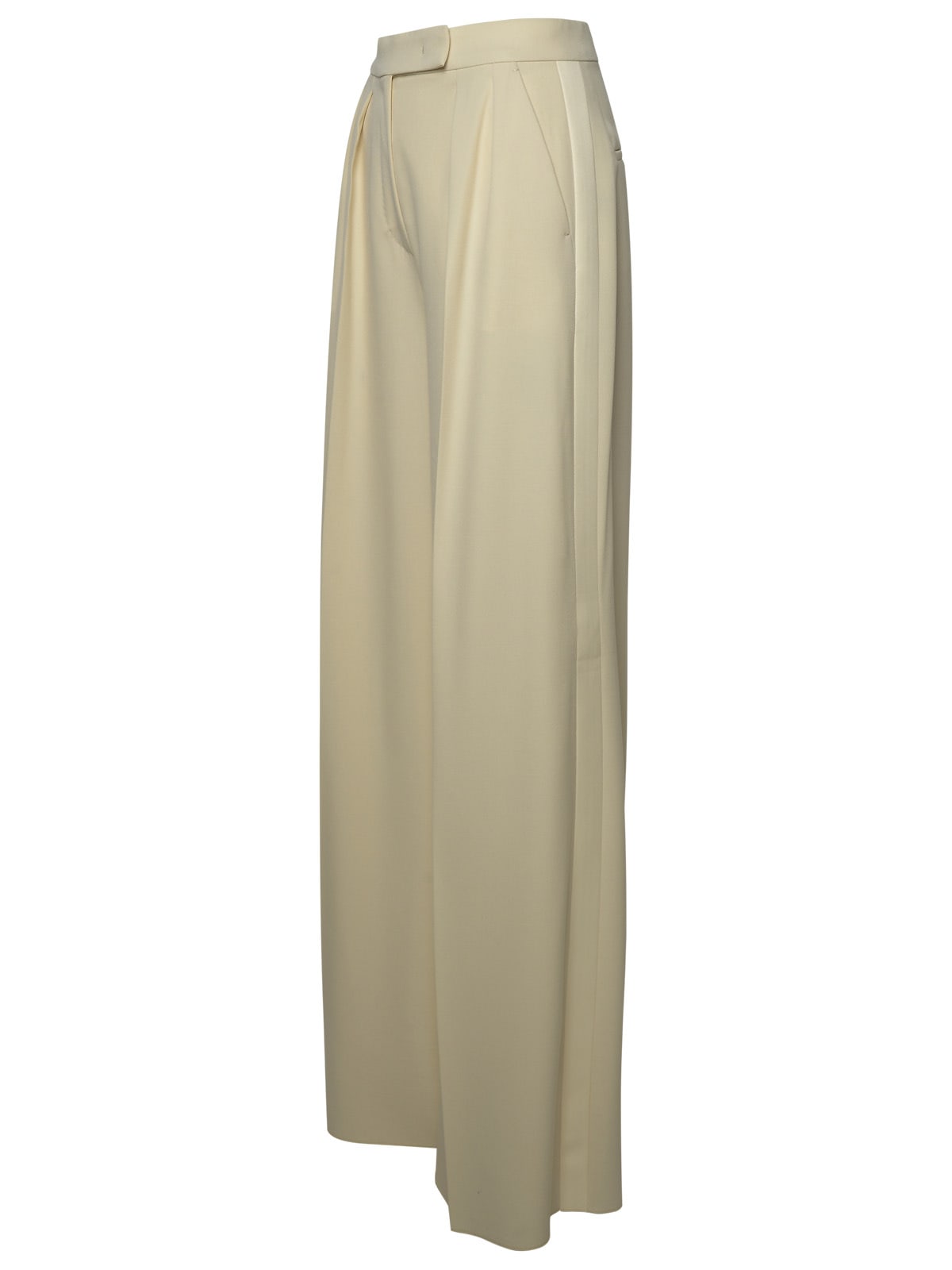 Max Mara Pantalone Karub In Avorio