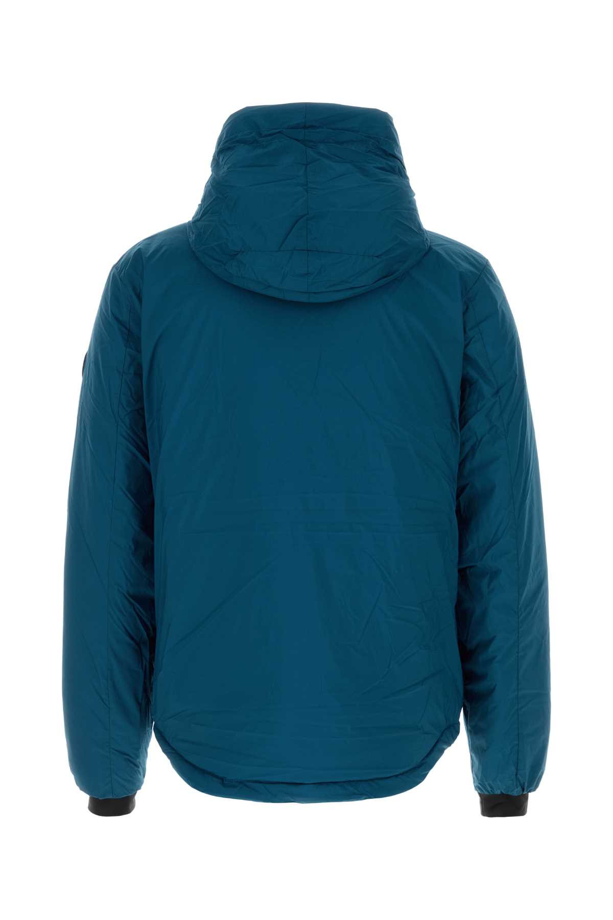 Canada Goose Teal Green Polyester Lodge Down Jacket In Blue
