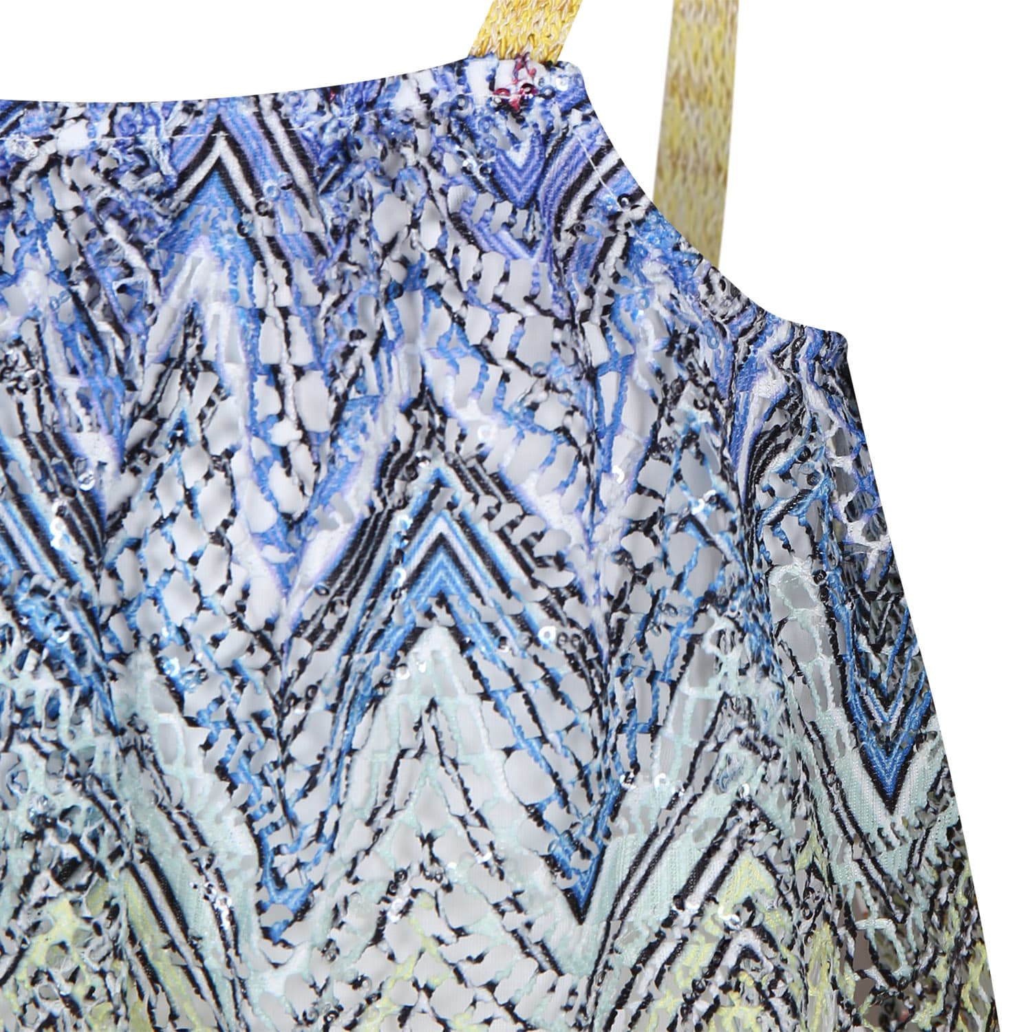 Shop Missoni Multicolor Top For Gilr With Sequins