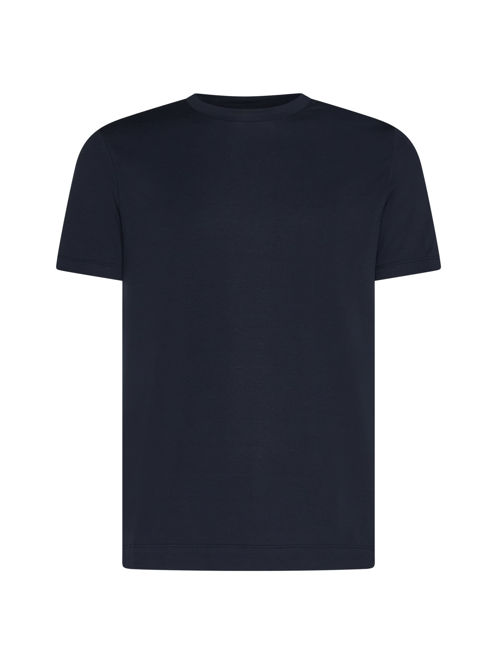 Shop Malo T-shirt In Blu
