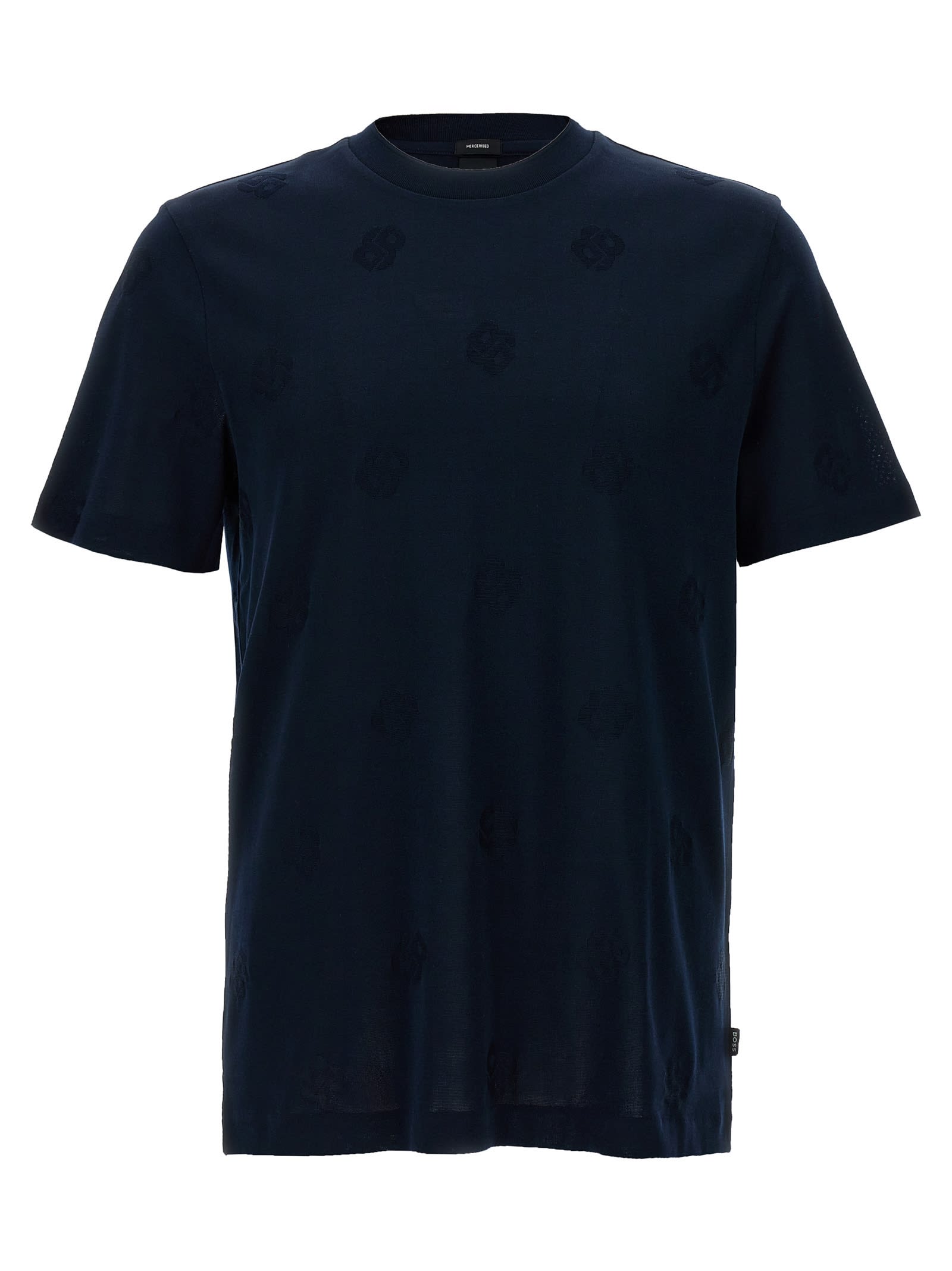 Hugo Boss Blue C-thompson 109 T-shirt In Blue