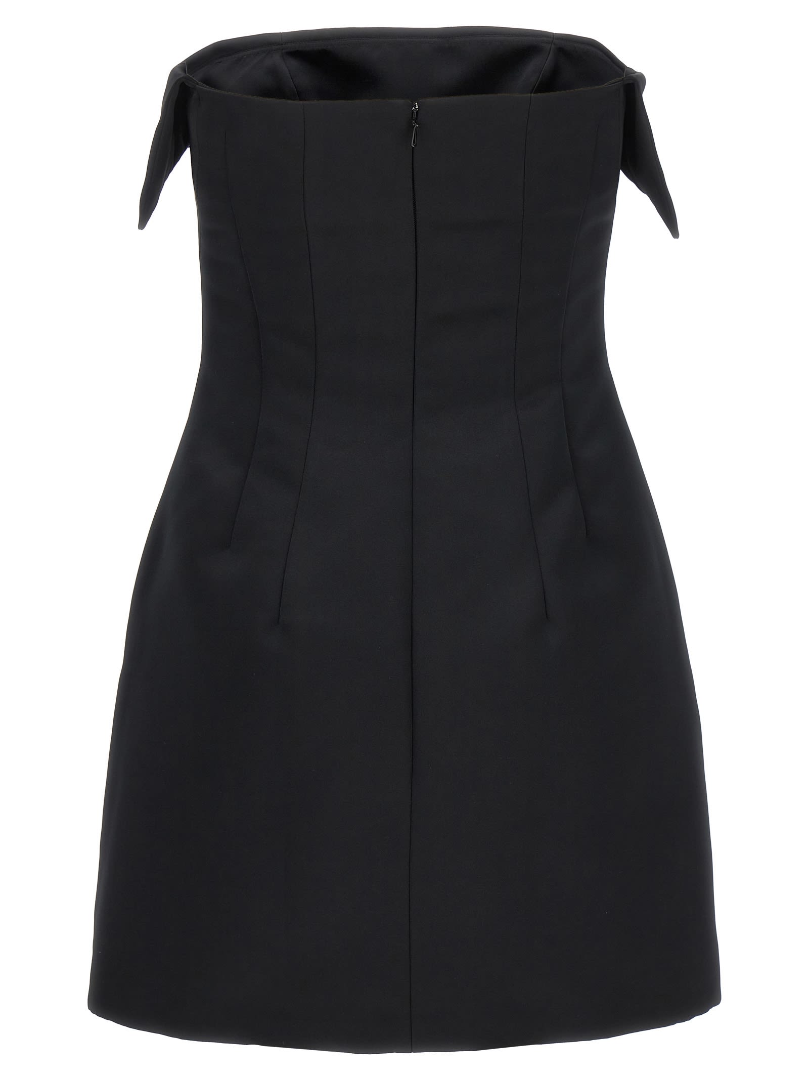 Shop Philosophy Di Lorenzo Serafini Bustier Mini Dress In Black