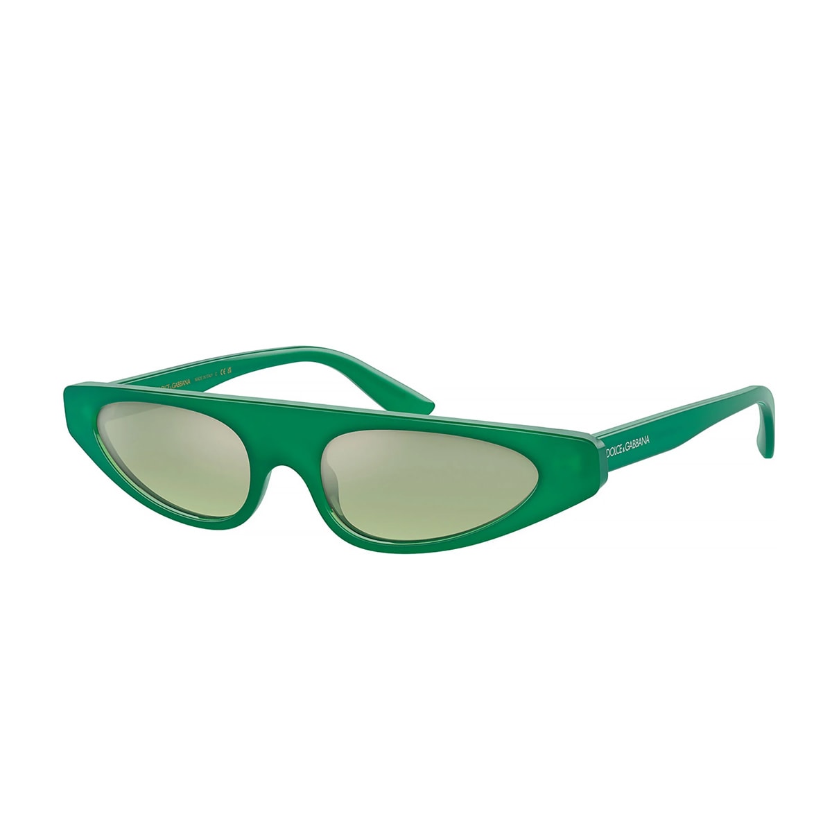 Shop Dolce &amp; Gabbana Eyewear Dg4442 306852 Sunglasses In Verde