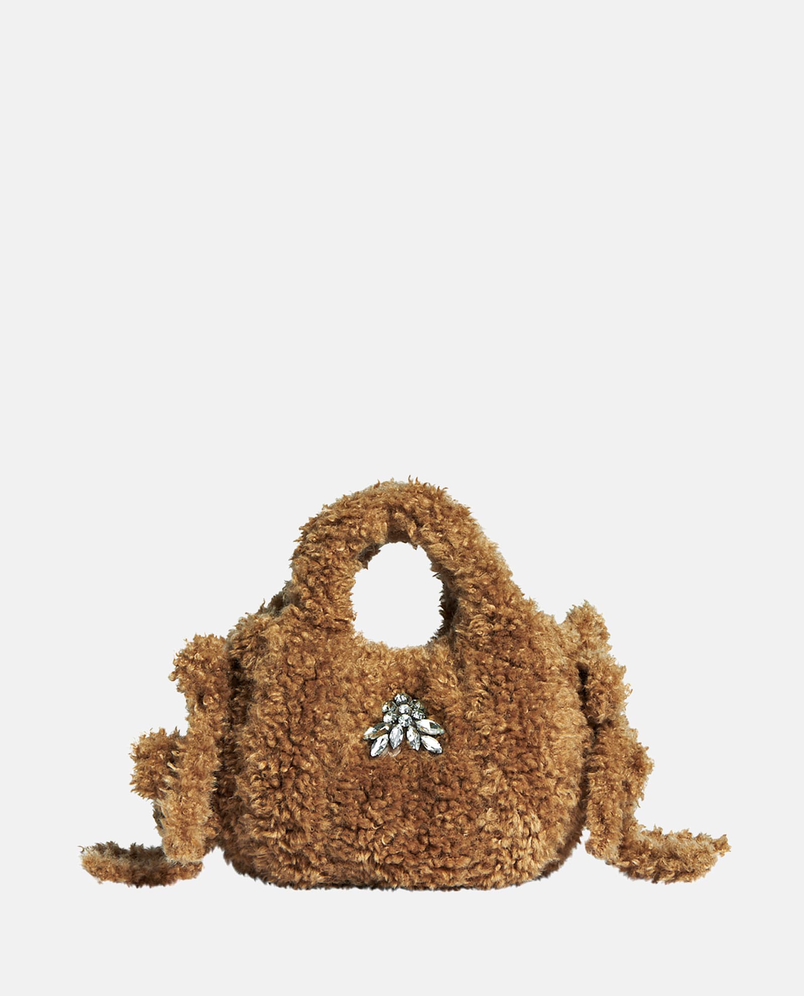 Shop Simone Rocha Baby Utility Egg Tote Bag W/ Emb In Brown