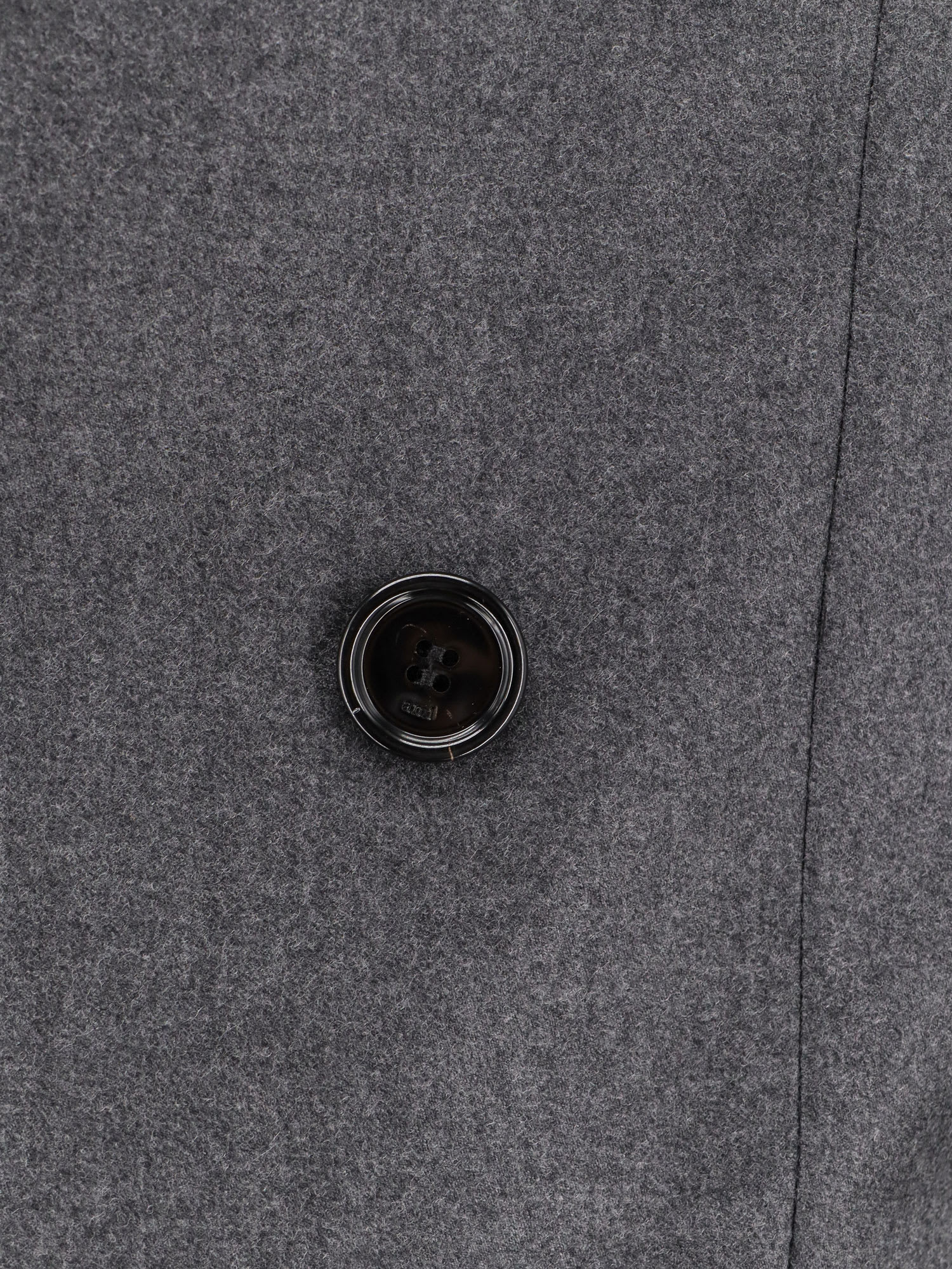 Ami Alexandre Mattiussi Ami Paris Men Double-breasted Virgin Wool Blazer In Gray