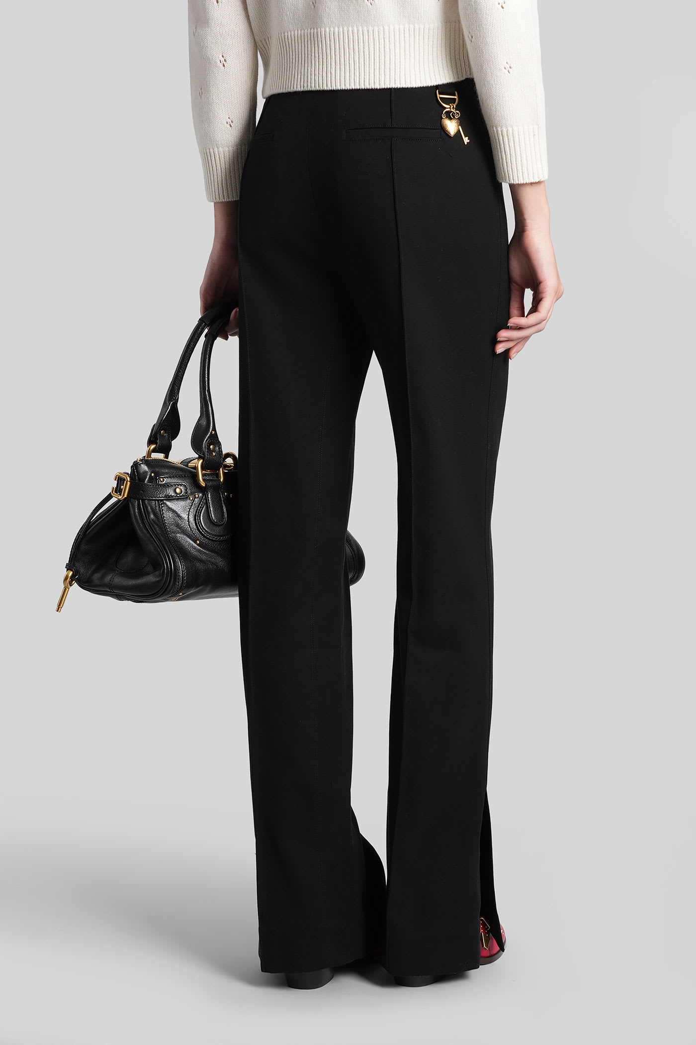 Chloé Pants In Black Cotton In Black