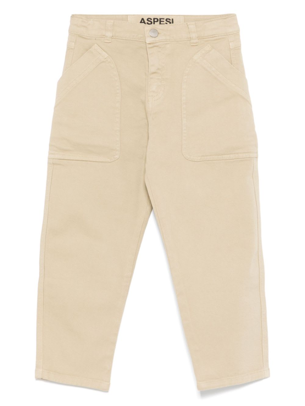 Aspesi Beige Trousers Boy In Beige