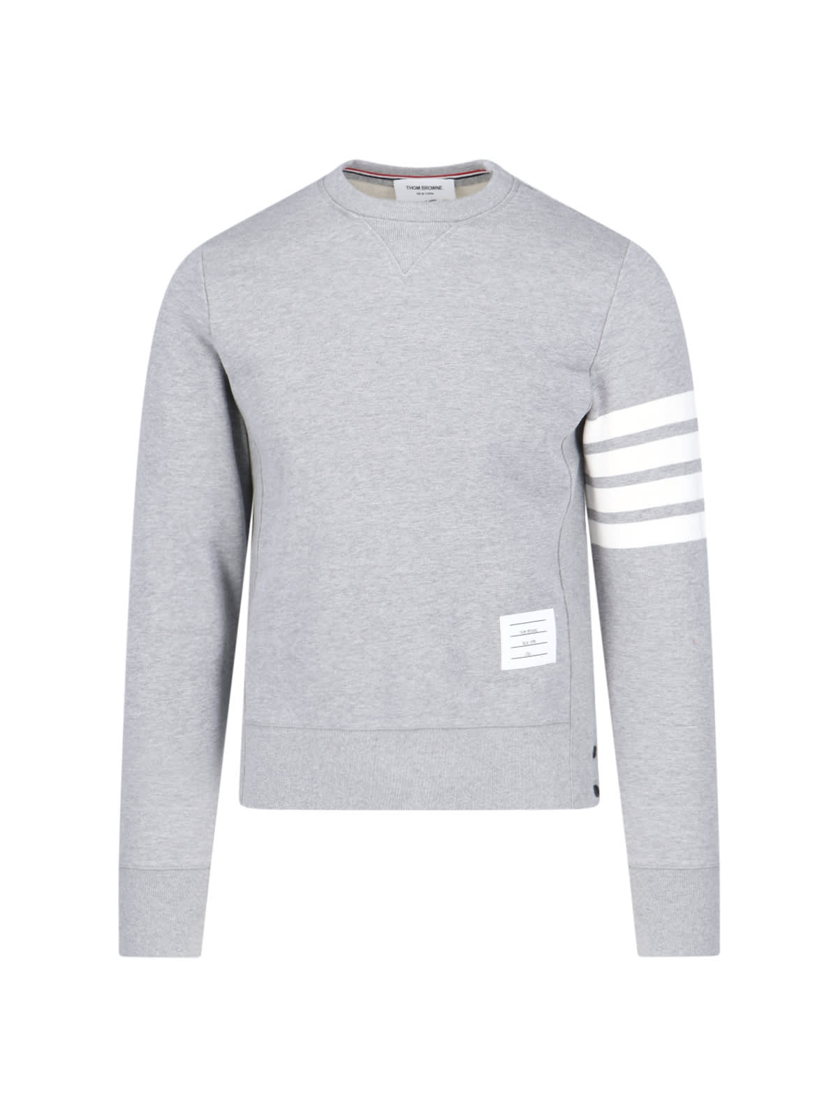 Shop Thom Browne 4-bar Sweatshirt In Gray