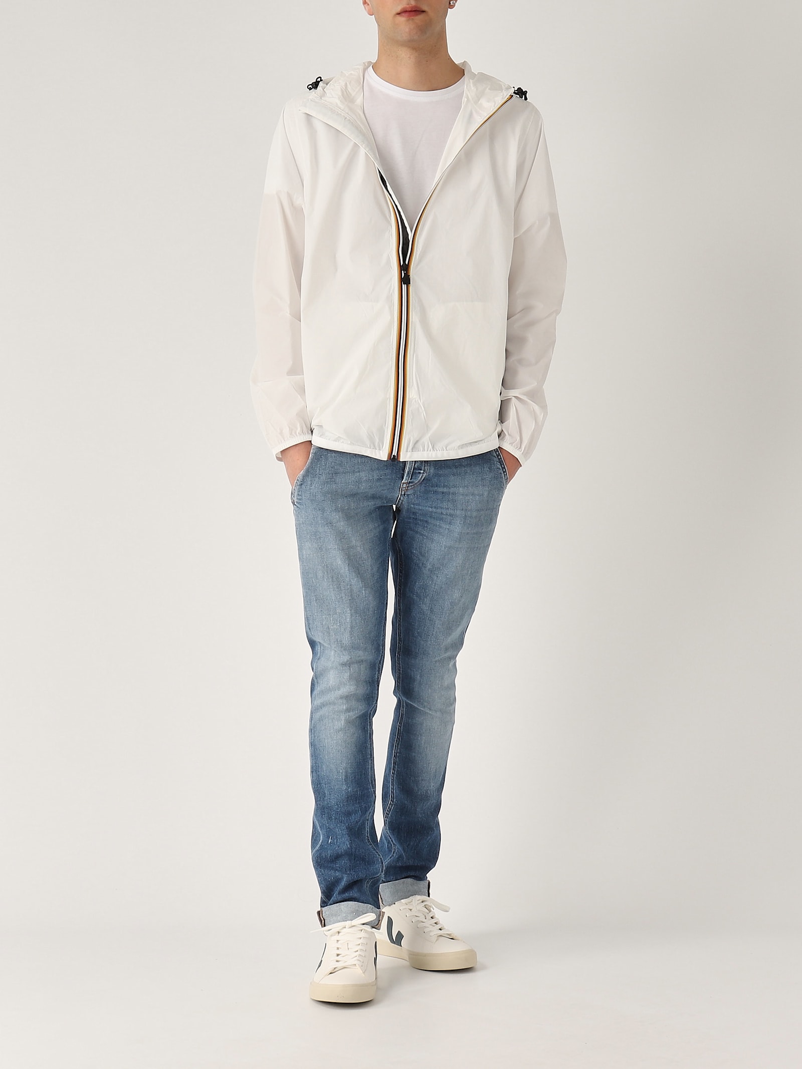 K-way Le Vrai 4.0 Claude Jacket In Gray