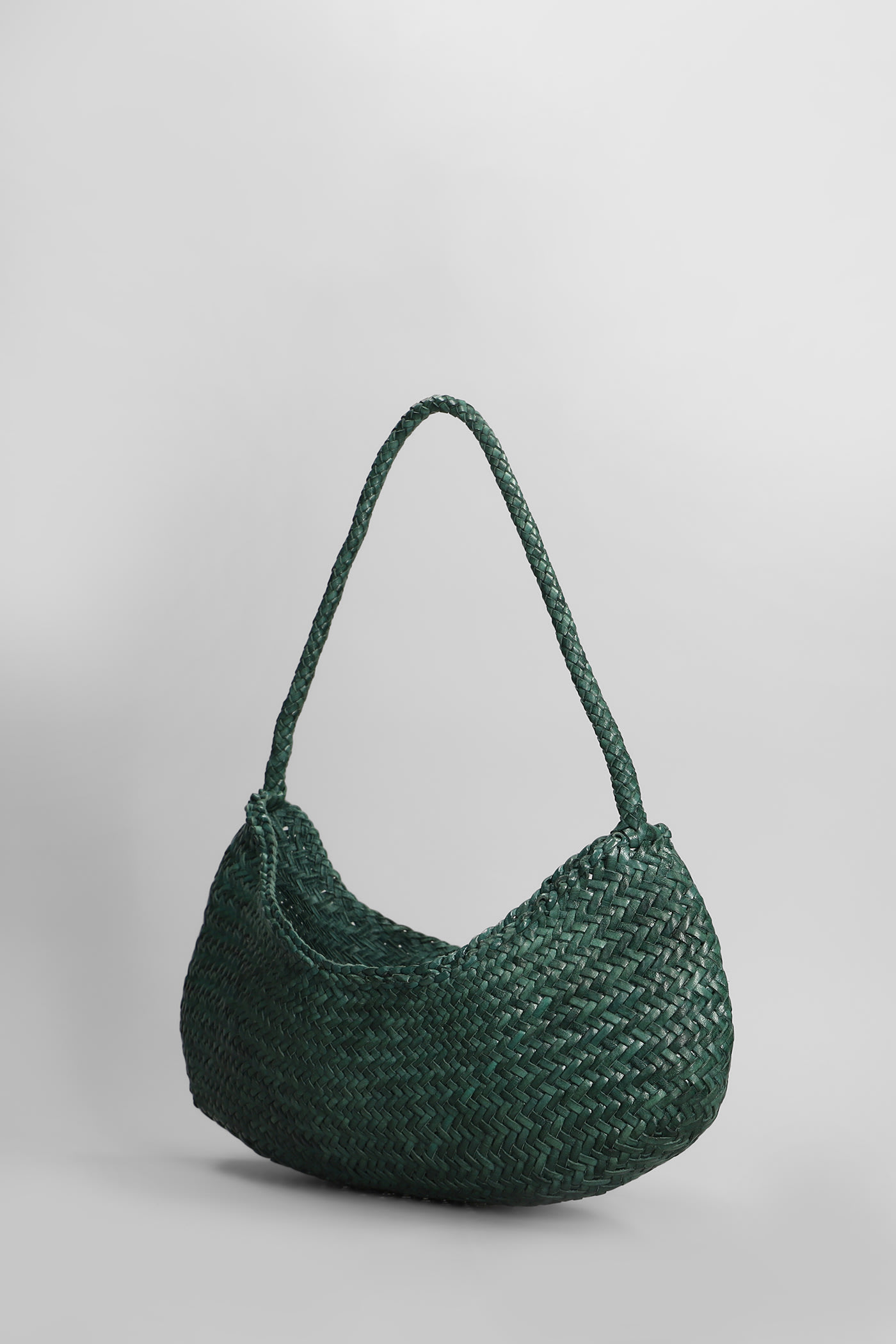 Dragon Diffusion Nova Luna Hand Bag In Green Leather In Green