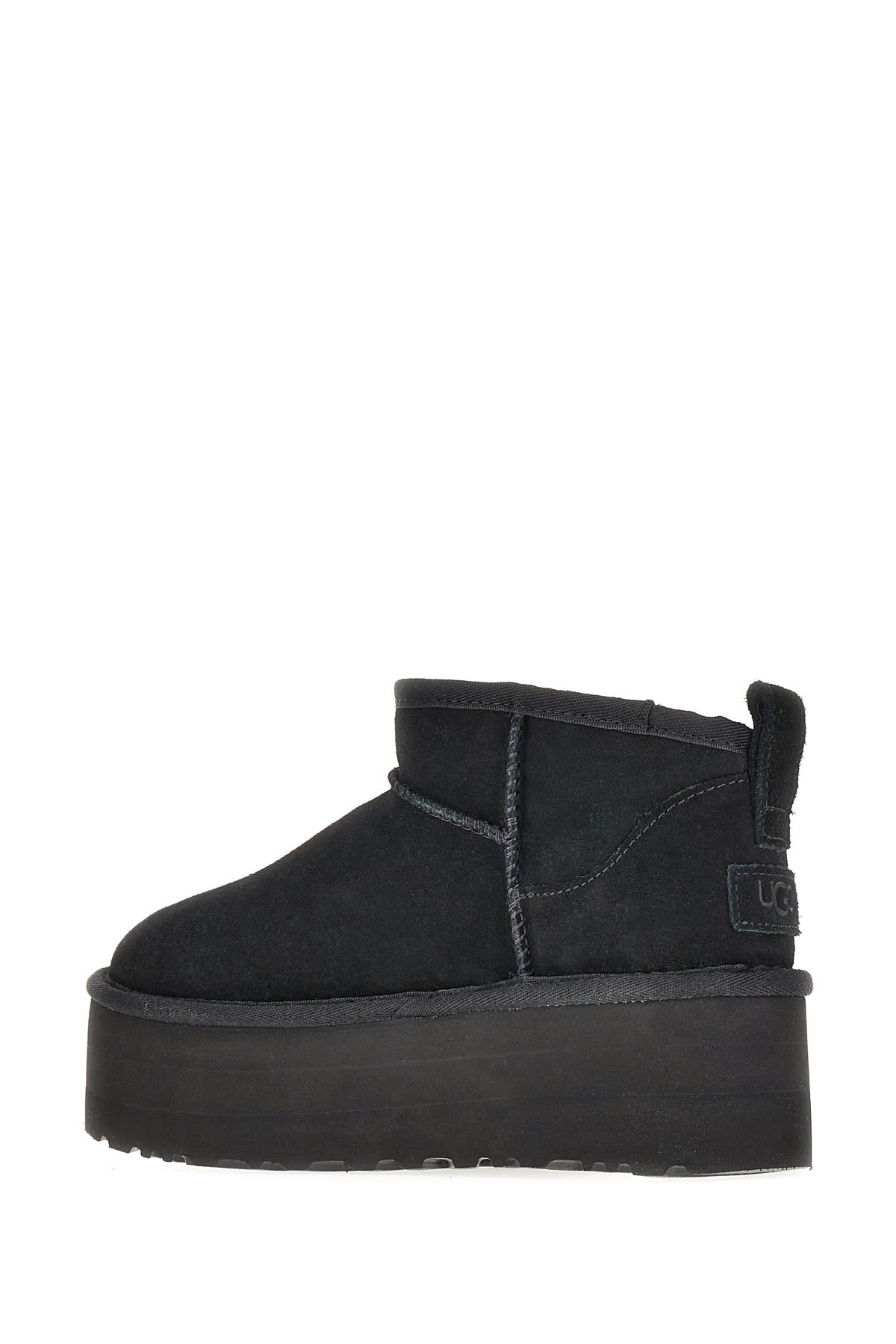 Ugg Stivale Classic Ultra Mini Con Plateau In Black