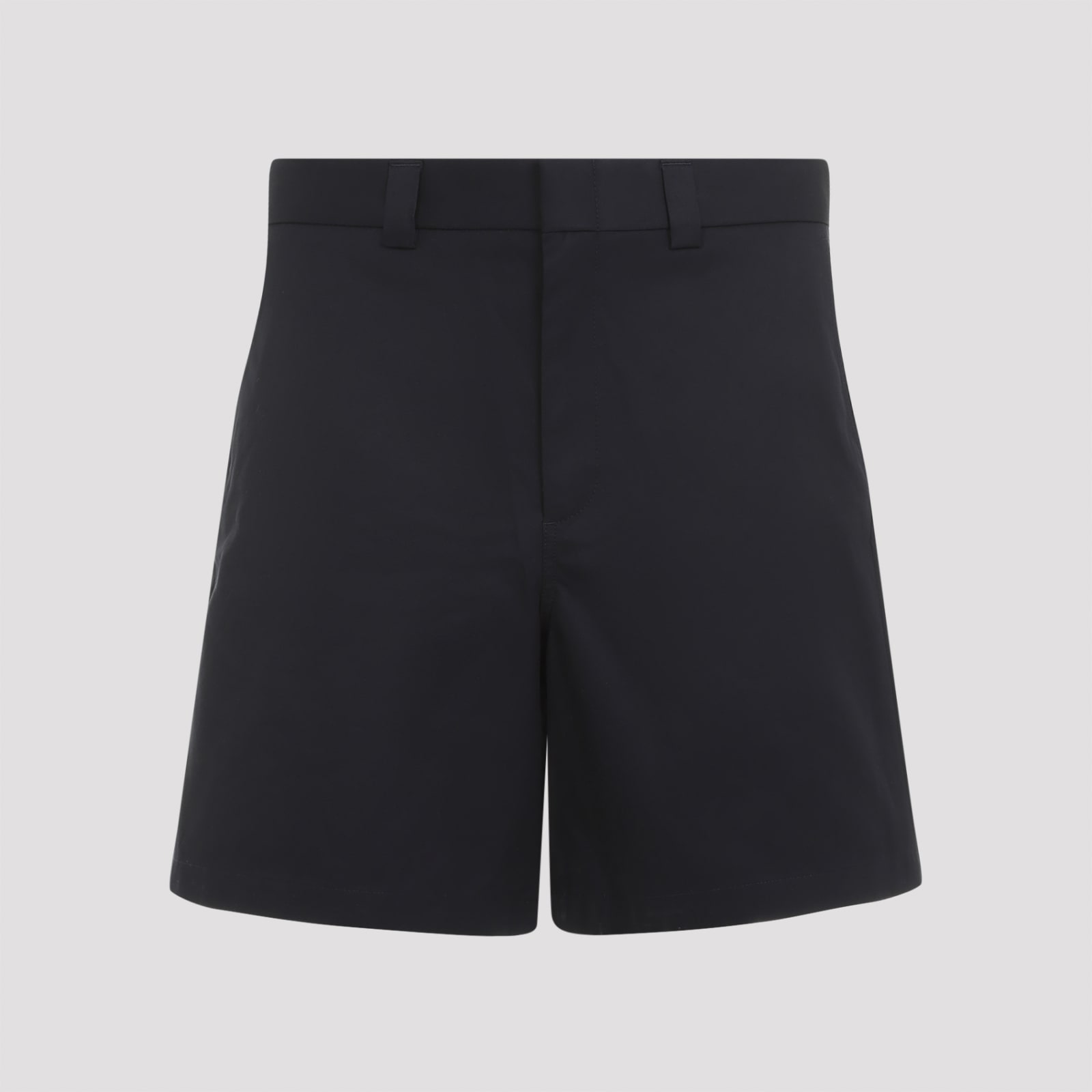 Shop Gucci Cotton Shorts In Ink