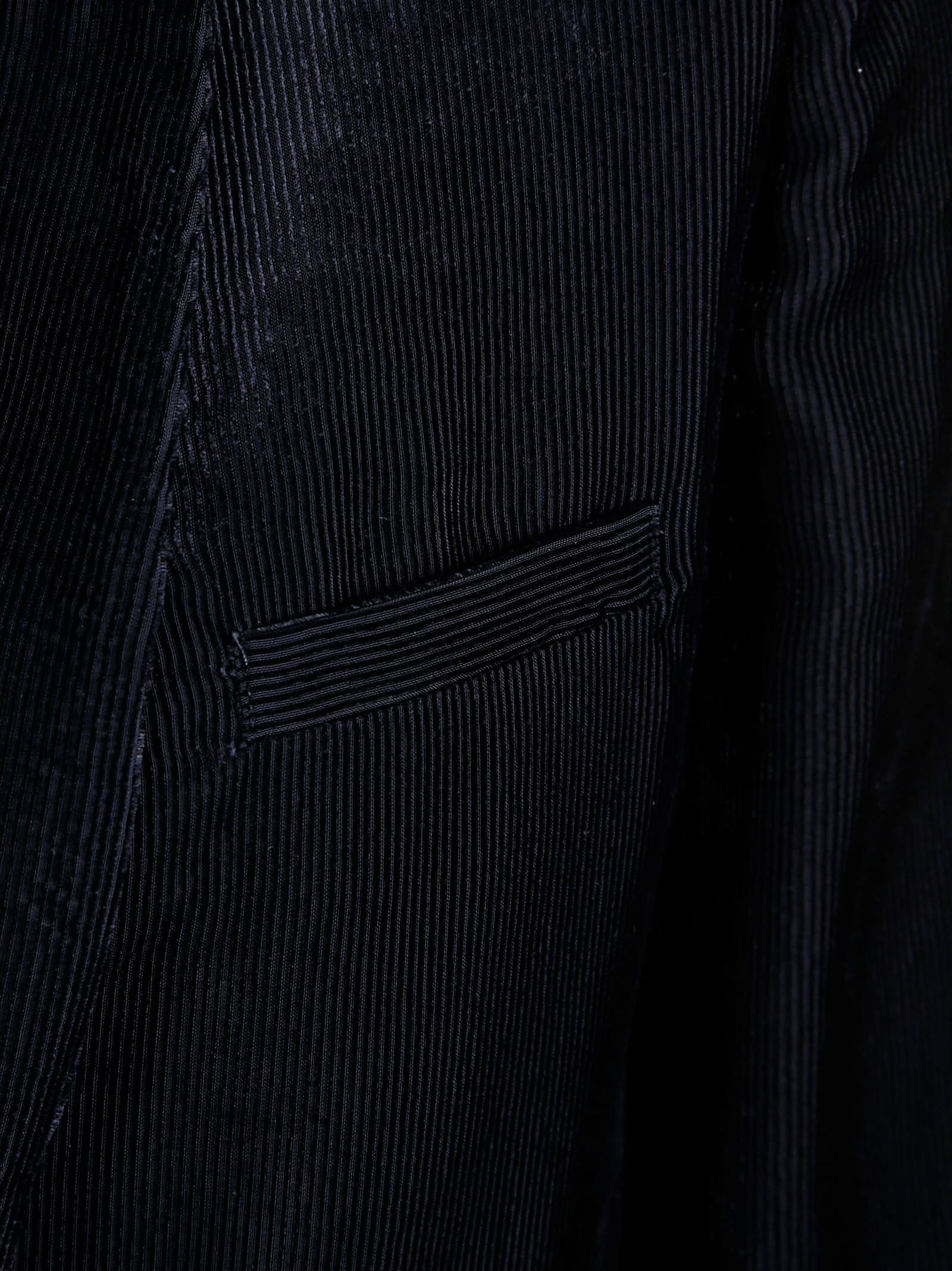 Forte Forte Fluid Chic Velvet Essential Jacket In Blue