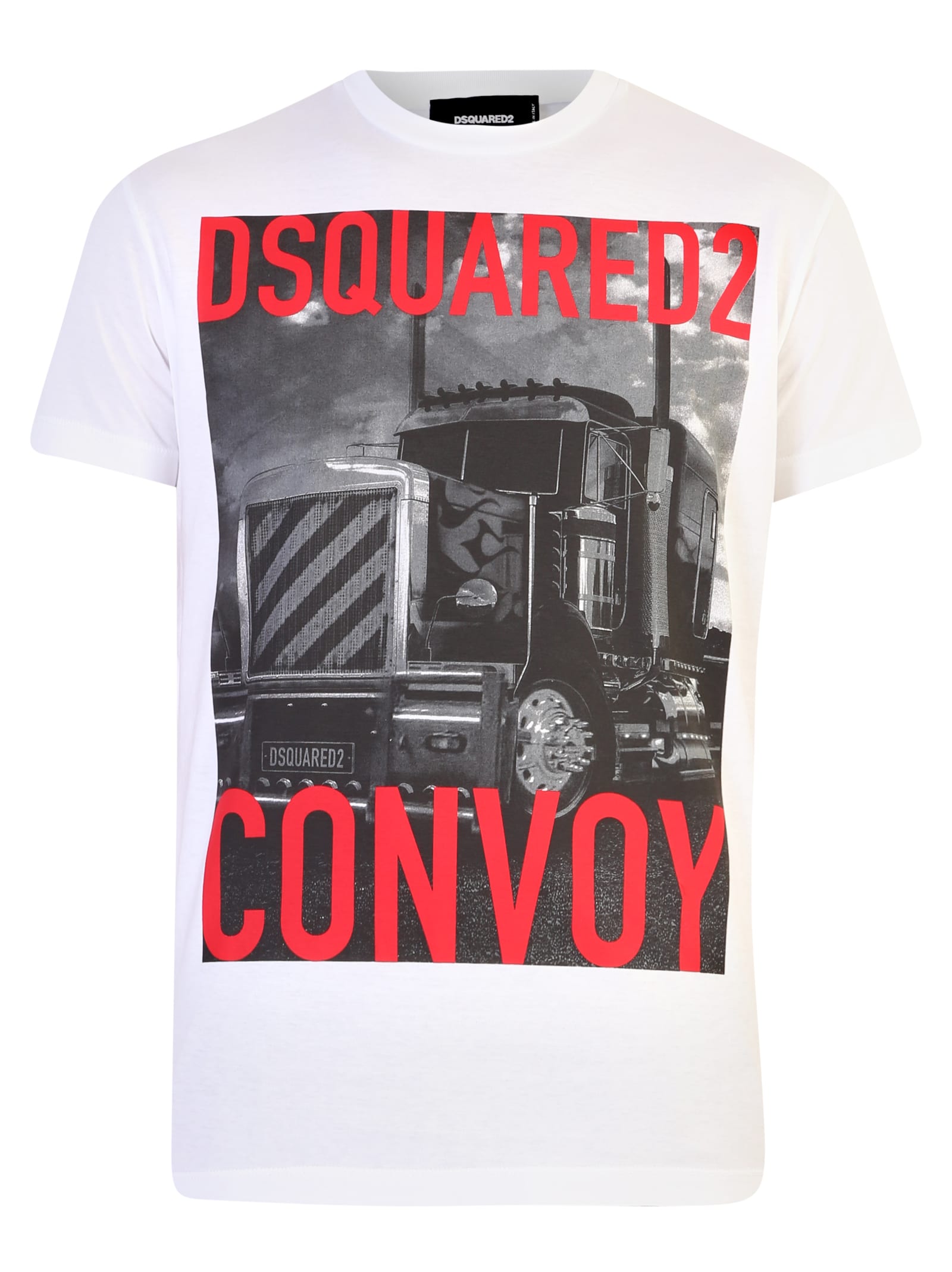 dsquared2 printed t shirt
