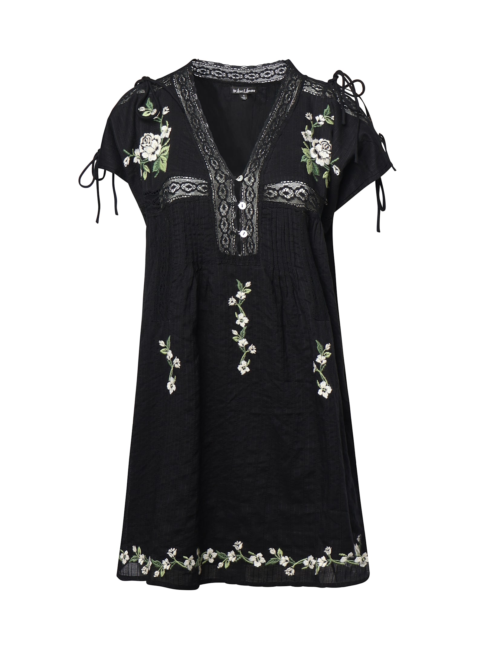 Jolene Embroidered Mini Dress