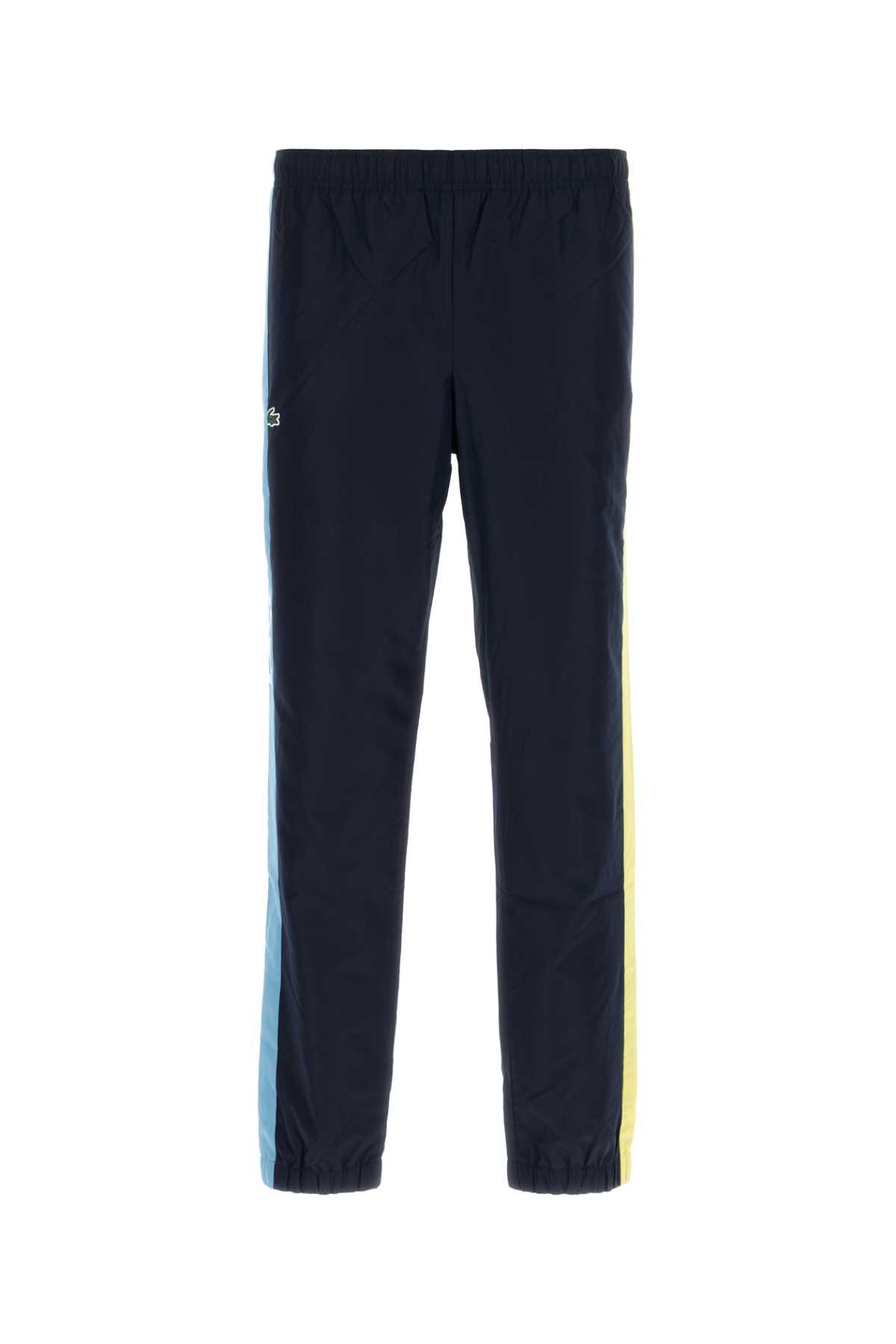 Lacoste Midnight Blue Polyester Joggers In Ish