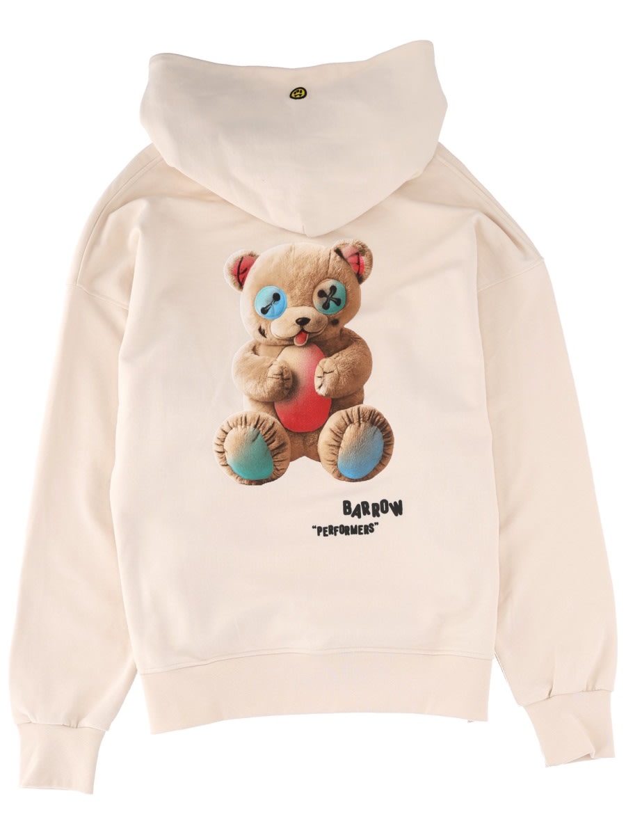 Barrow Sweatshirt With Print In Neutral